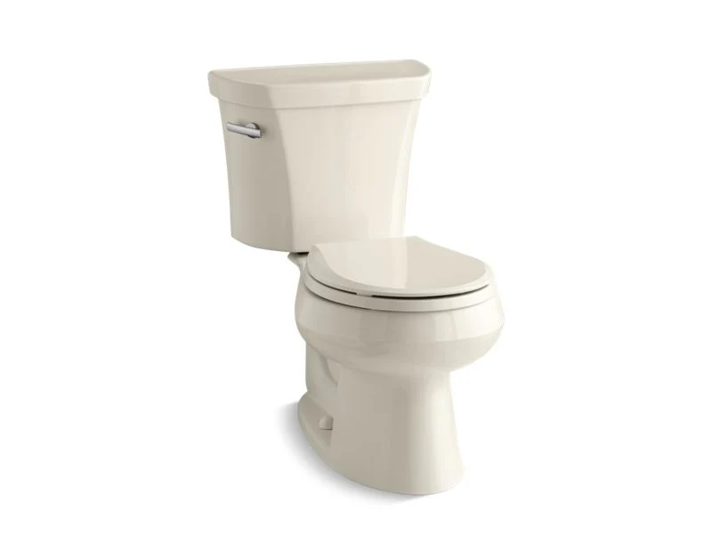 KOHLER K-3997-UT Wellworth Two-piece round-front toilet, 1.28 gpf - Image 2