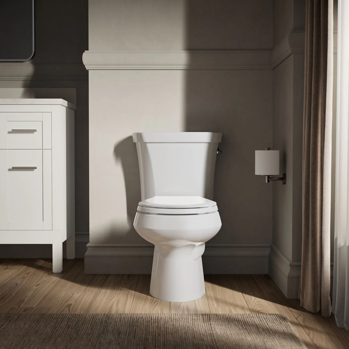 KOHLER K-3987-RA Wellworth Two-piece round-front toilet, dual-flush - Image 12