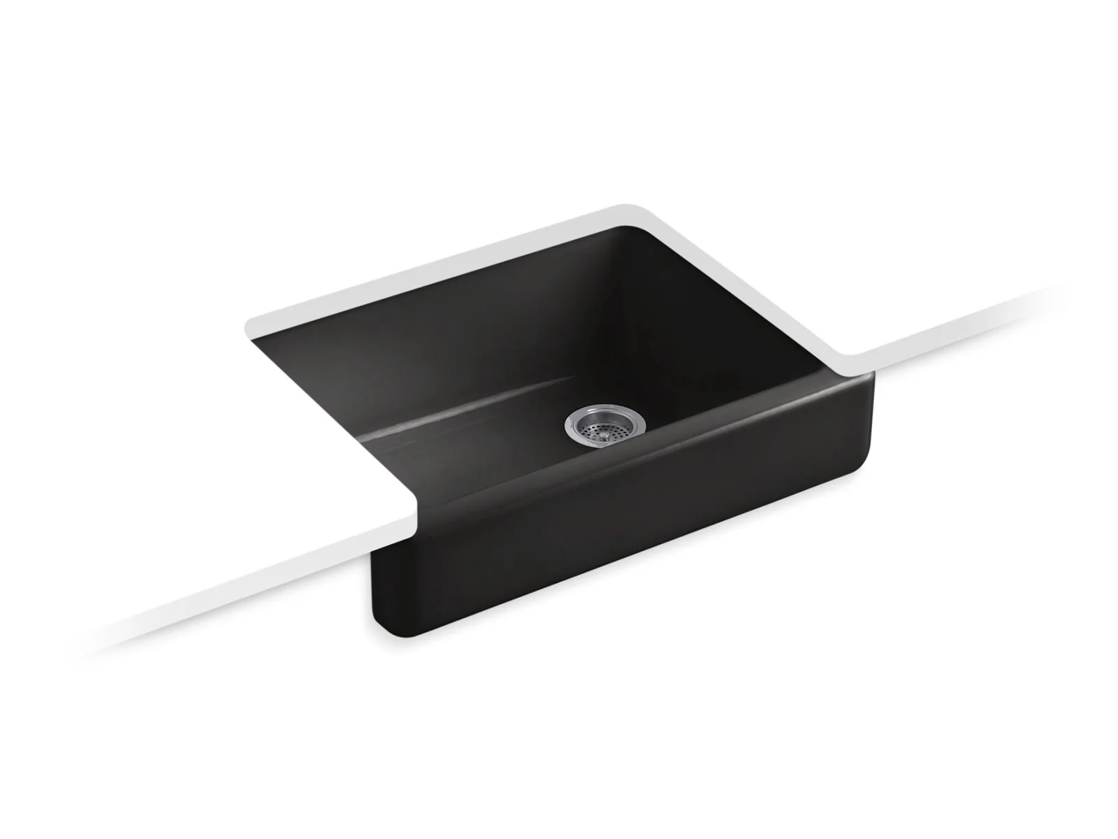 KOHLER K-6486 Whitehaven 29-1/2" undermount single-bowl farmhouse kitchen sink - Image 6