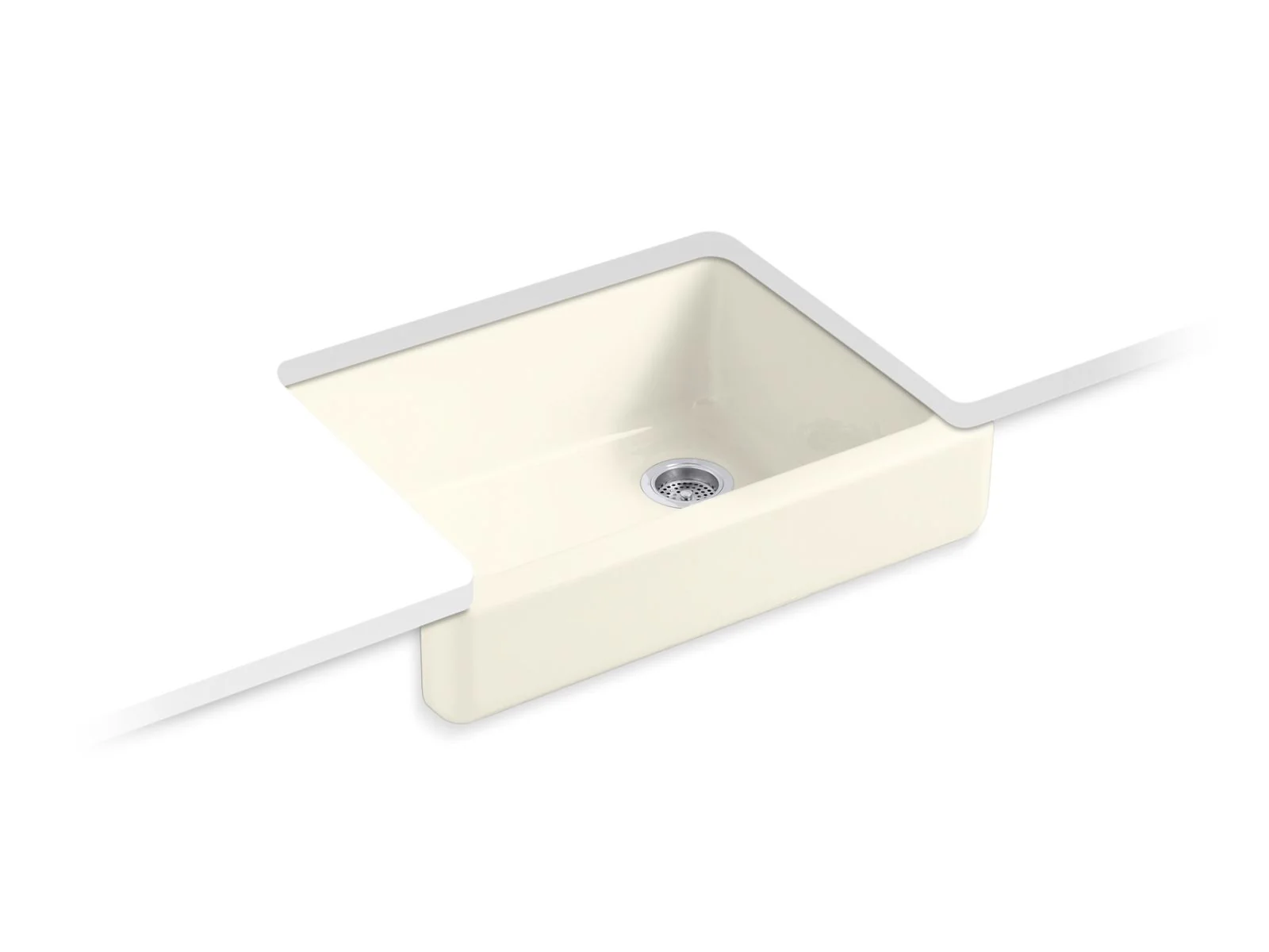 KOHLER K-6486 Whitehaven 29-1/2" undermount single-bowl farmhouse kitchen sink - Image 8
