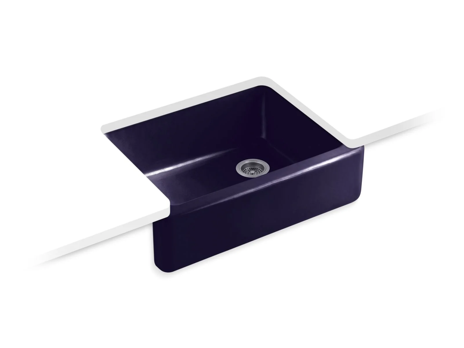 KOHLER K-6487 Whitehaven 29-3/4" undermount single-bowl farmhouse kitchen sink - Image 12