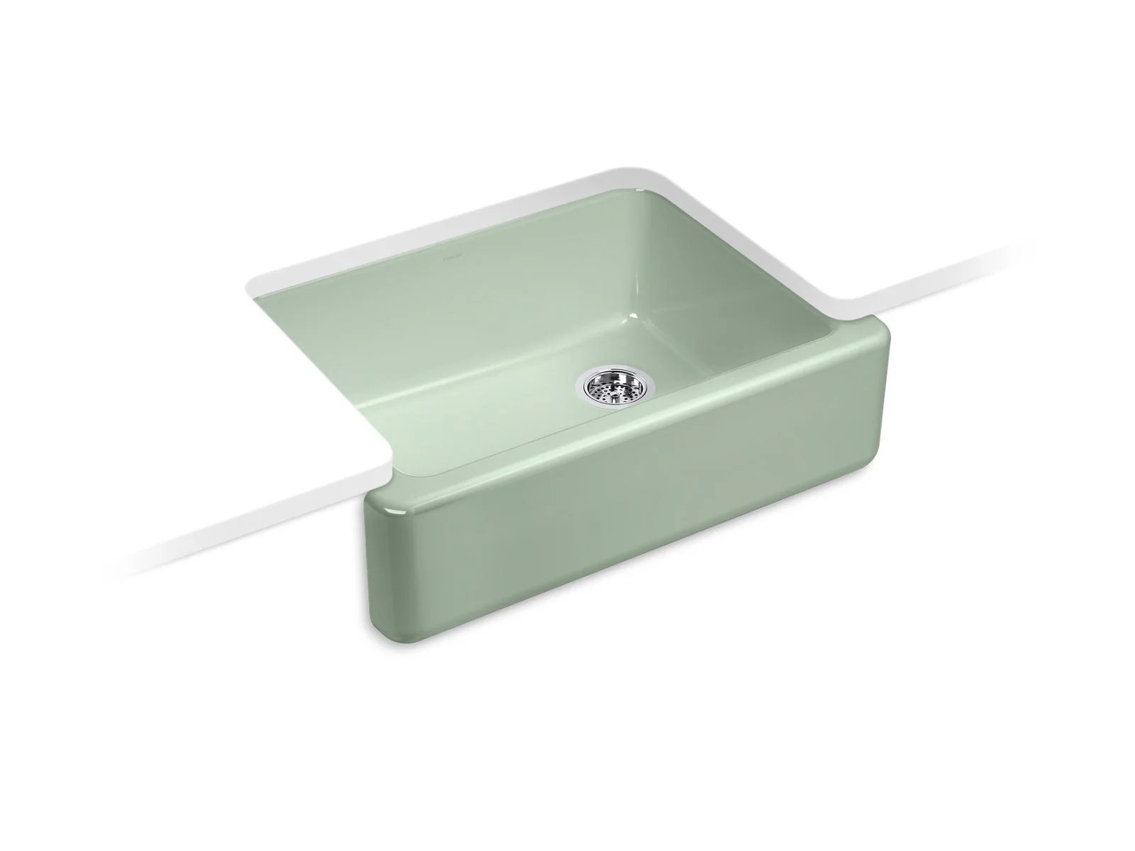 KOHLER K-6487 Whitehaven 29-3/4" undermount single-bowl farmhouse kitchen sink - Image 4