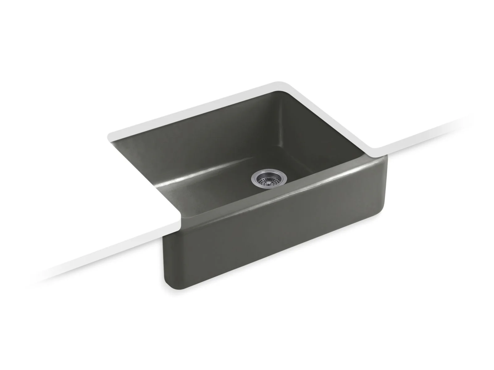 KOHLER K-6487 Whitehaven 29-3/4" undermount single-bowl farmhouse kitchen sink - Image 5