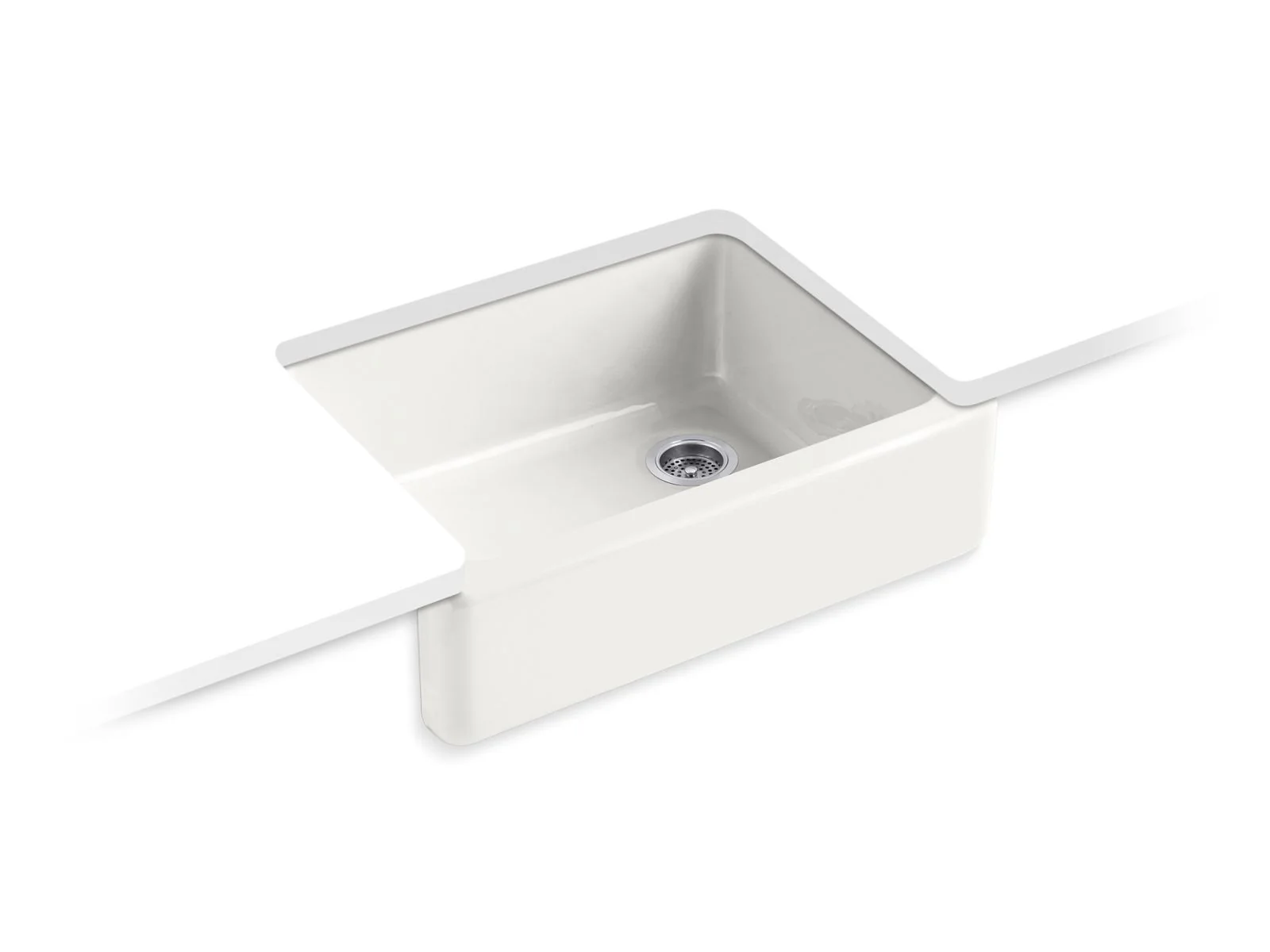 KOHLER K-6487 Whitehaven 29-3/4" undermount single-bowl farmhouse kitchen sink - Image 9
