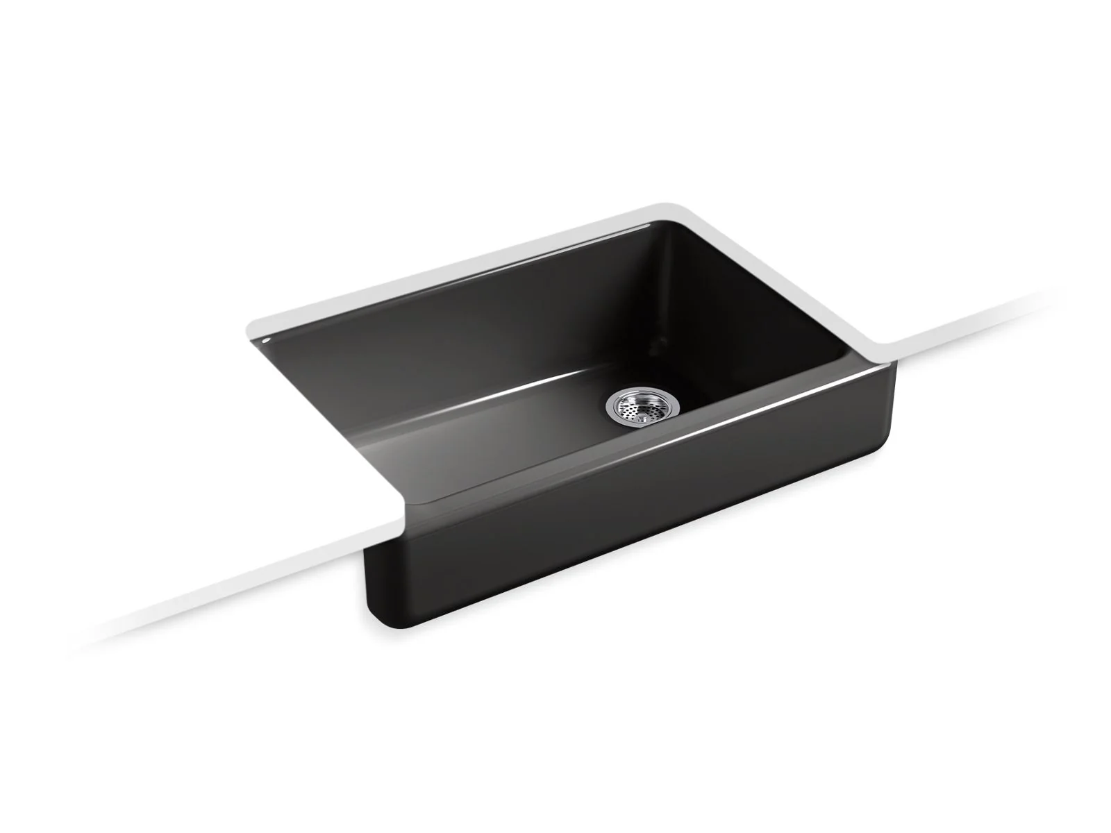 KOHLER K-5826 Whitehaven 32-1/2" undermount single-bowl farmhouse kitchen sink - Image 6