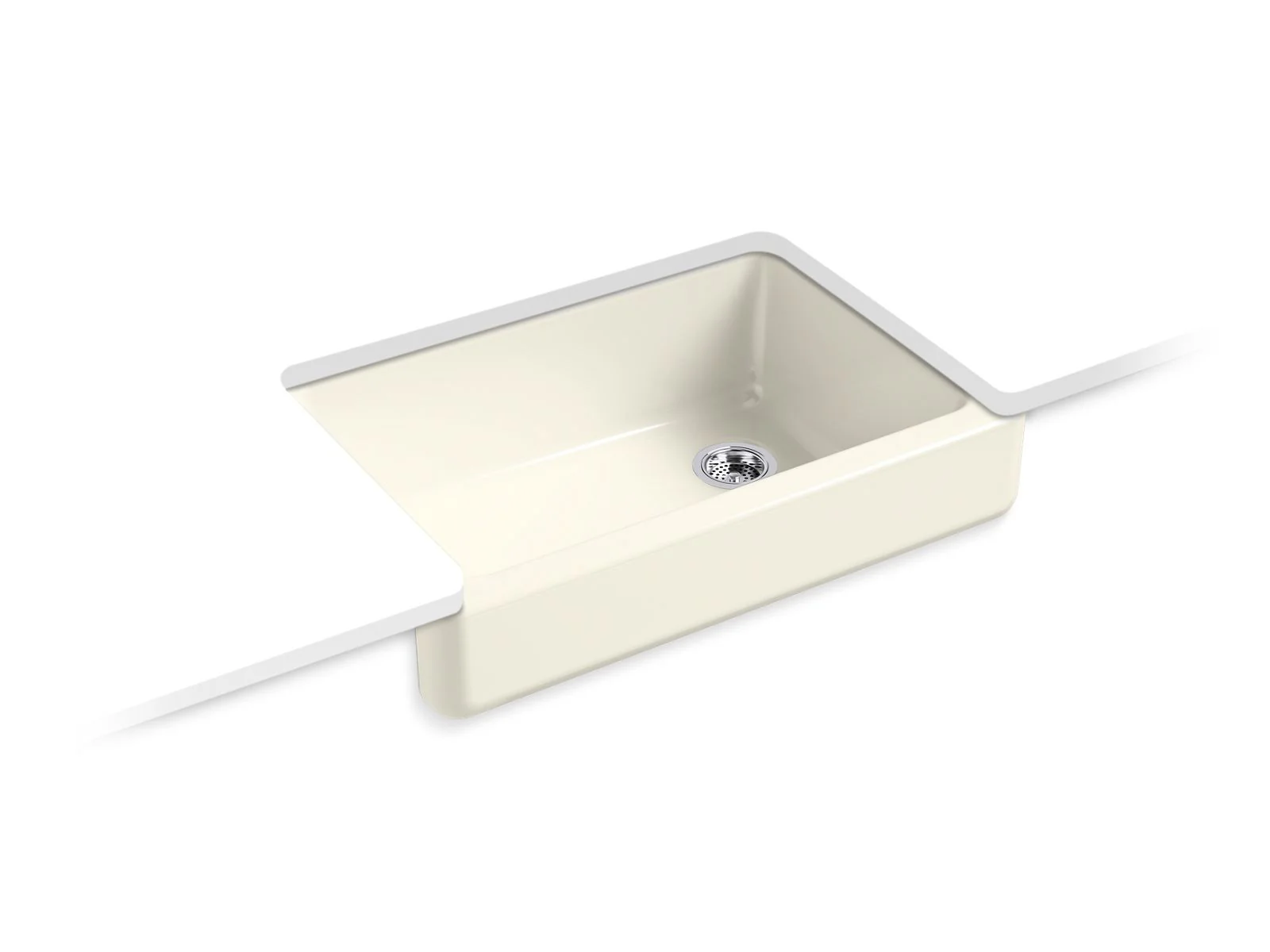 KOHLER K-5826 Whitehaven 32-1/2" undermount single-bowl farmhouse kitchen sink - Image 8