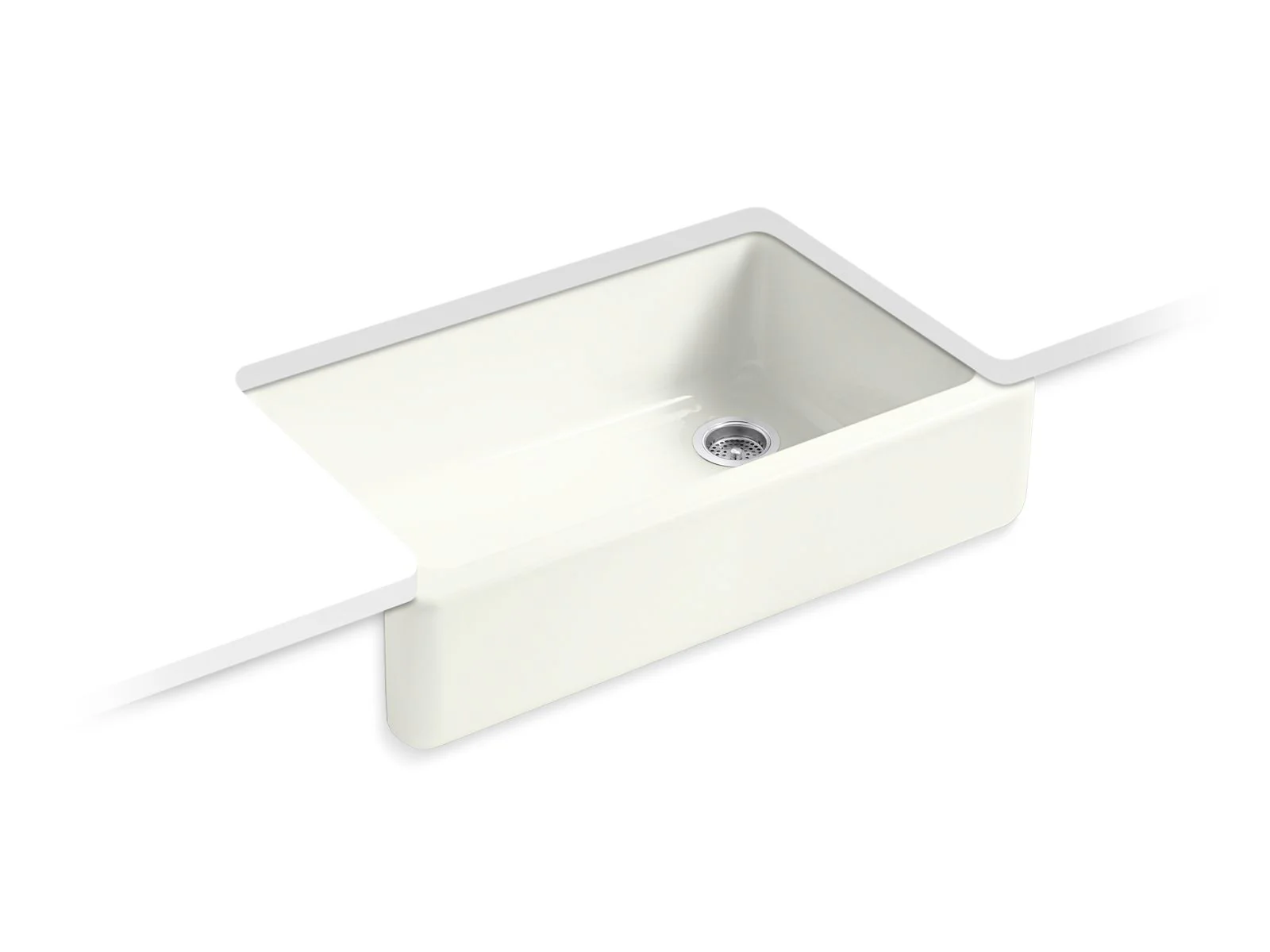 KOHLER K-6489 Whitehaven 35-3/4" undermount single-bowl farmhouse kitchen sink - Image 10