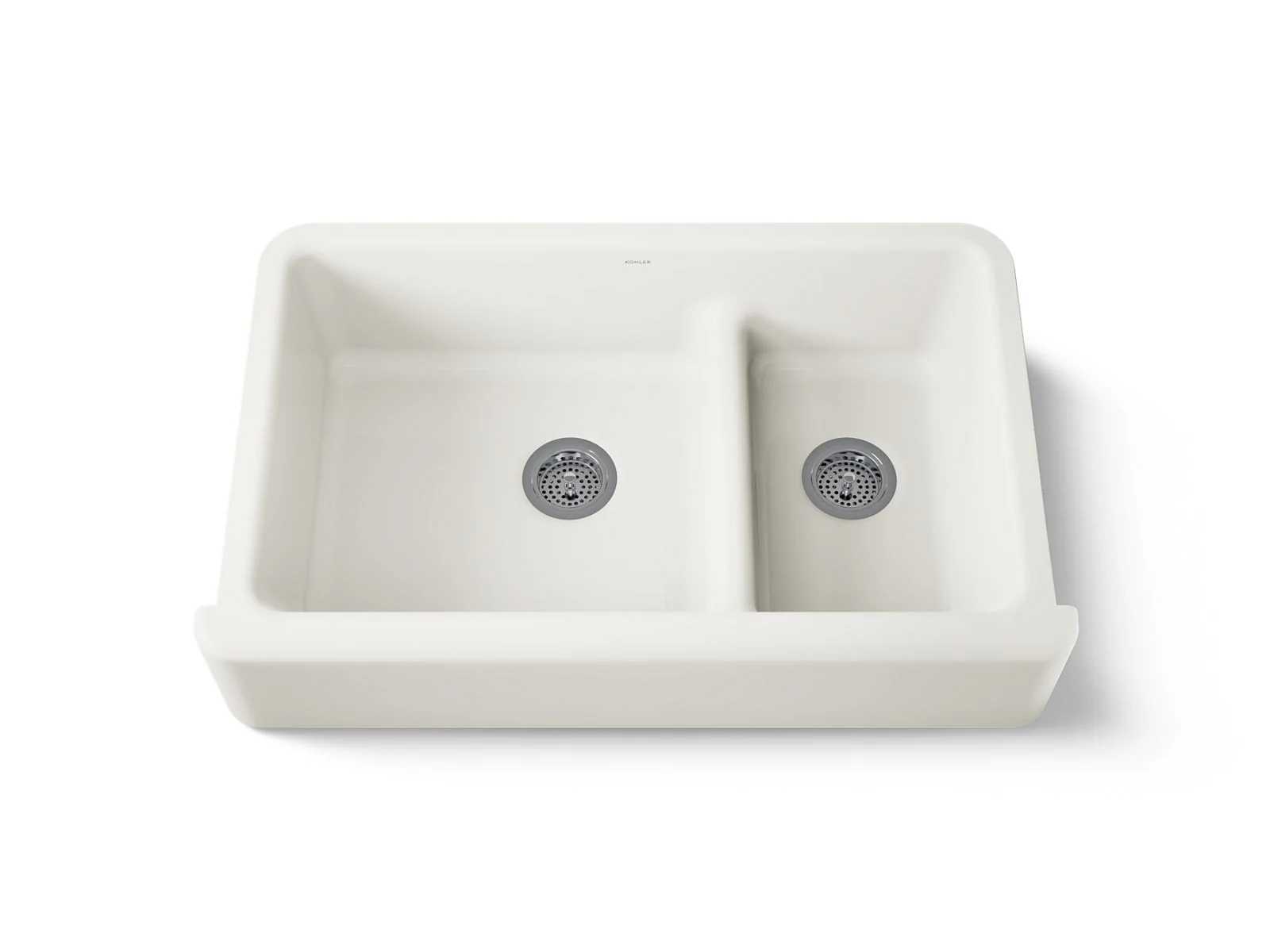 KOHLER K-6427 Whitehaven Smart Divide 35-3/4" undermount double-bowl farmhouse kitchen sink - Image 39