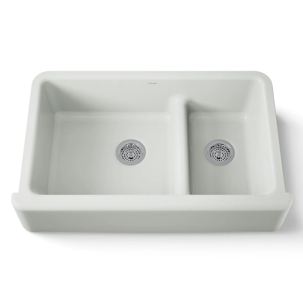 KOHLER K-6427 Whitehaven Smart Divide 35-3/4" undermount double-bowl farmhouse kitchen sink - Image 53