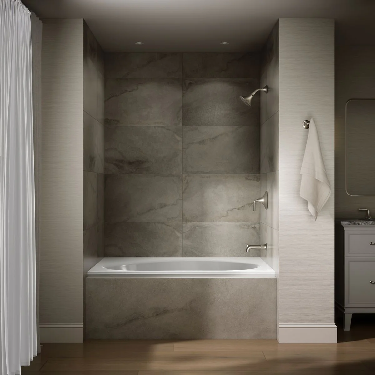 KOHLER K-1113-R Windward 60" x 42" alcove bath, right drain - Image 5
