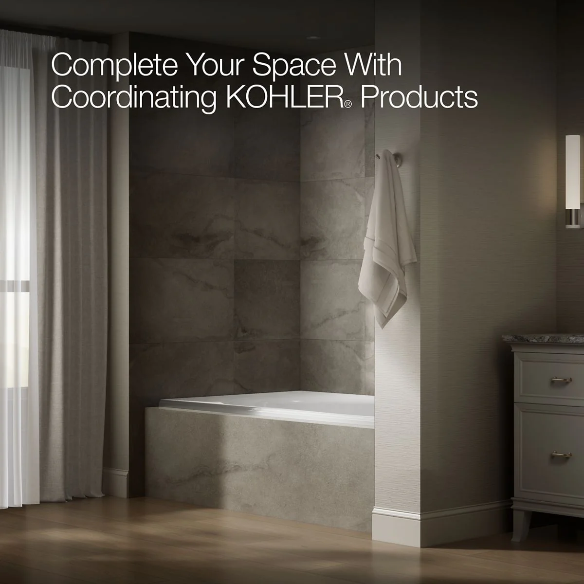 KOHLER K-1115-R Windward 72" x 42" alcove bath, right drain - Image 5