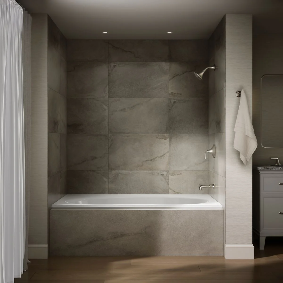 KOHLER K-1115-R Windward 72" x 42" alcove bath, right drain - Image 6