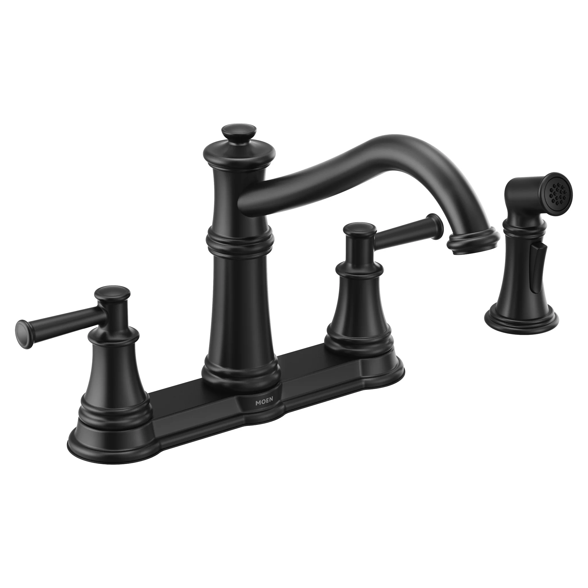Moen Belfield 7255 Two-Handle Kitchen Faucet - Image 4
