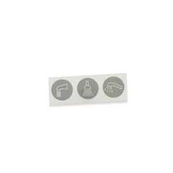 Moen Commercial 100087 Shower Function Label, 3 Function Transfer Valve