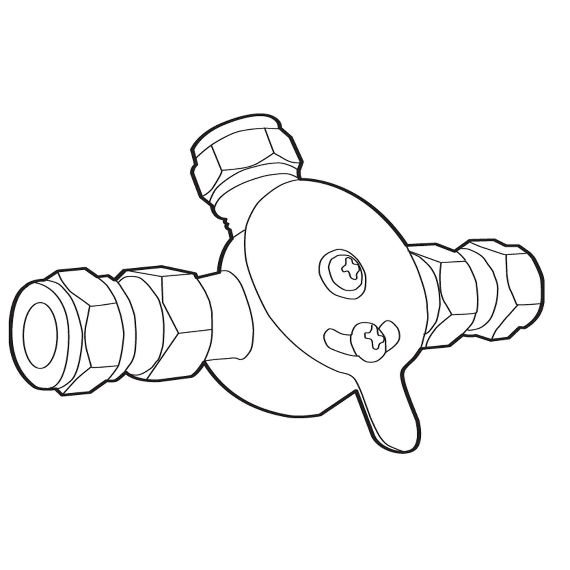 Moen Commercial 104424 Mixing valve with check valves - Image 2