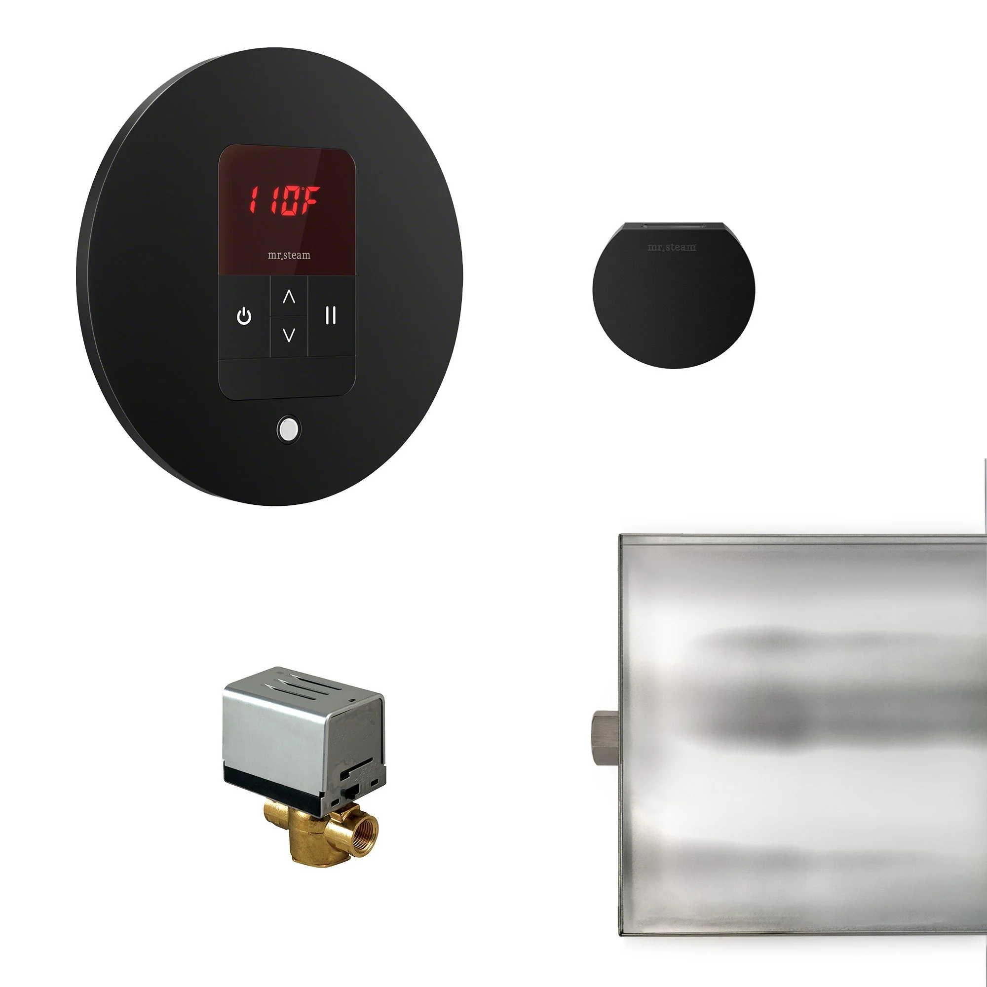 Mr. Steam BBUTLERRMB Basic Butler® Round in Matte Black
