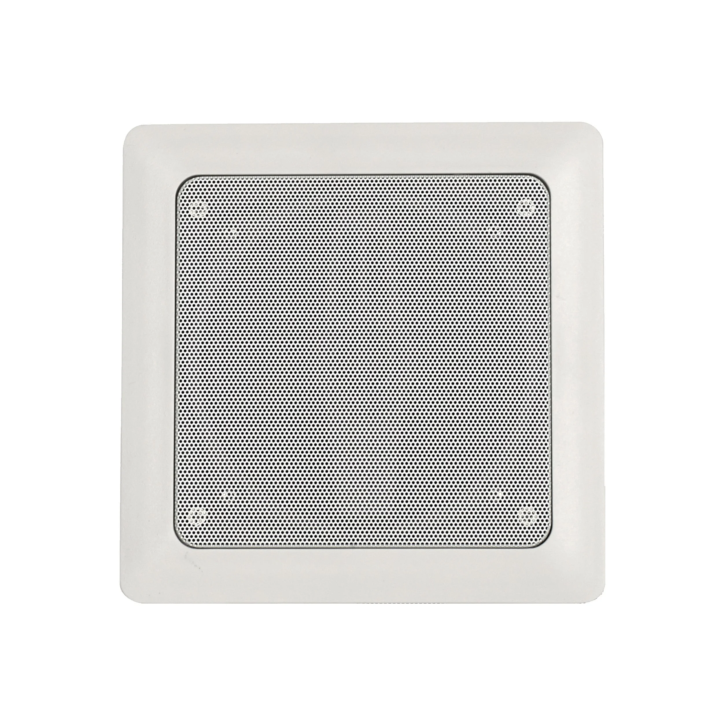 mr. steam MSSPEAKERSRD-WH MusicTherapy® Round Audio Speakers With Powerful Bass In White - Image 2