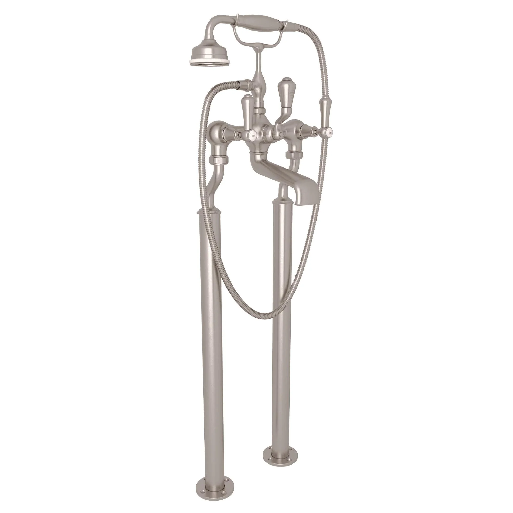Perrin & Rowe U.3012 Georgian Era Floor Mount Tub Filler - Image 10