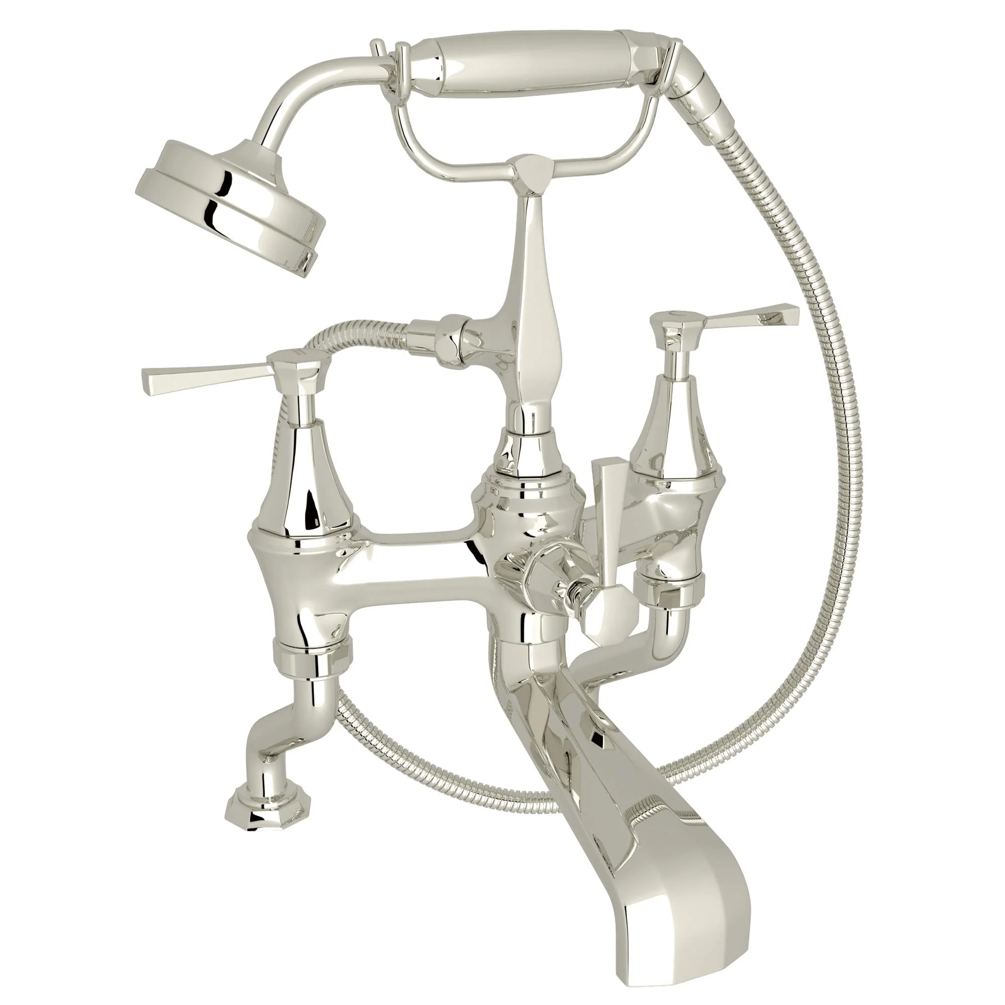 Perrin & Rowe U.3100 Deco Exposed Deck Mount Tub Filler - Image 3