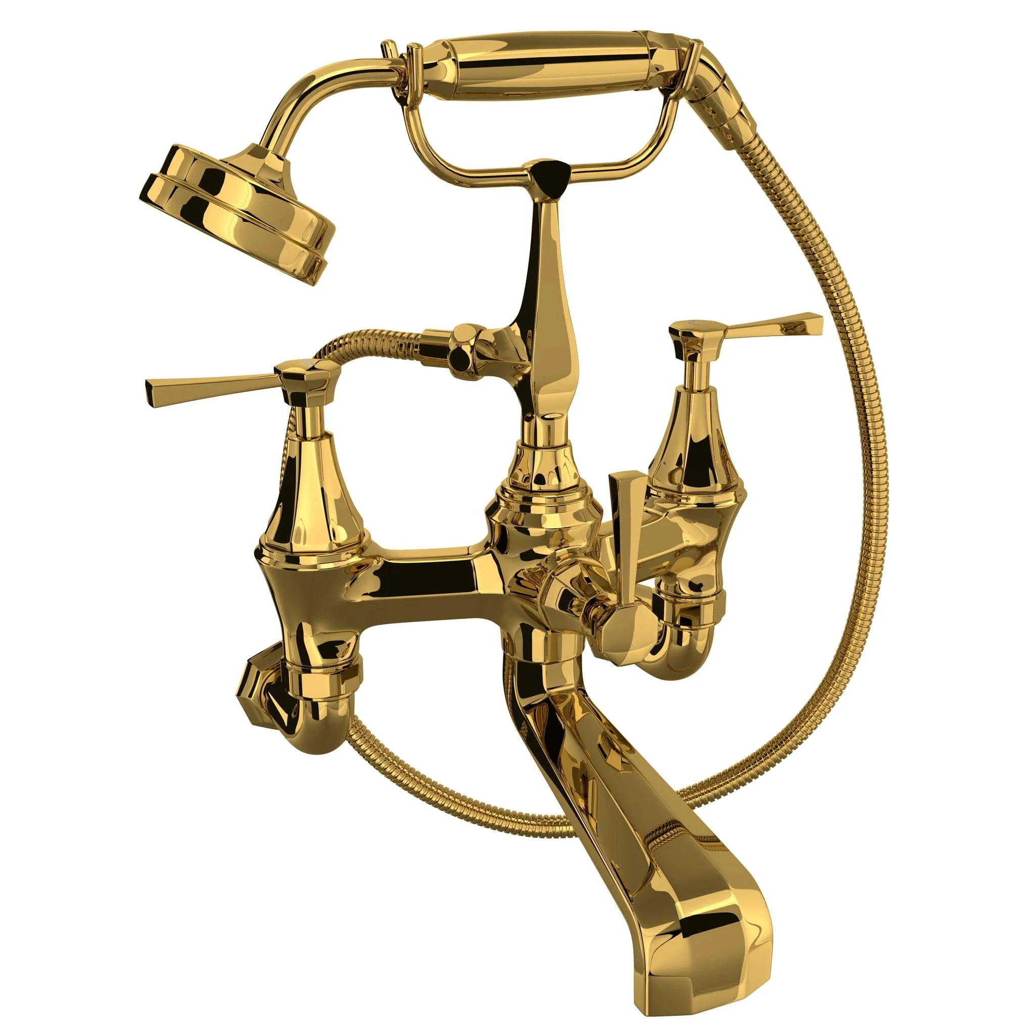 Perrin & Rowe U.3110 Deco Exposed Wall Mount Tub Filler - Image 5