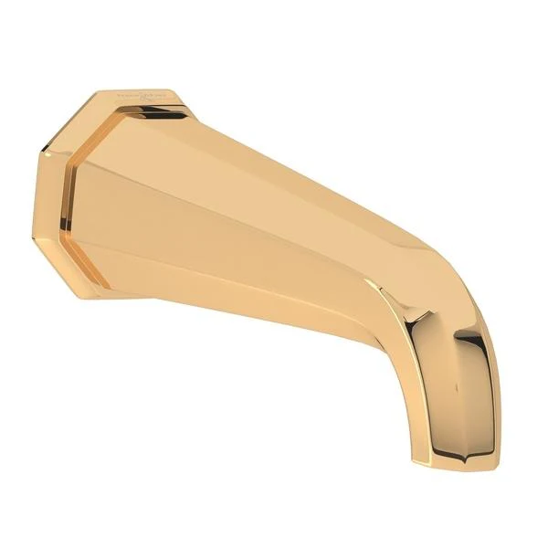 Perrin & Rowe U.3183 Deco Wall Mount Tub Spout - Image 2