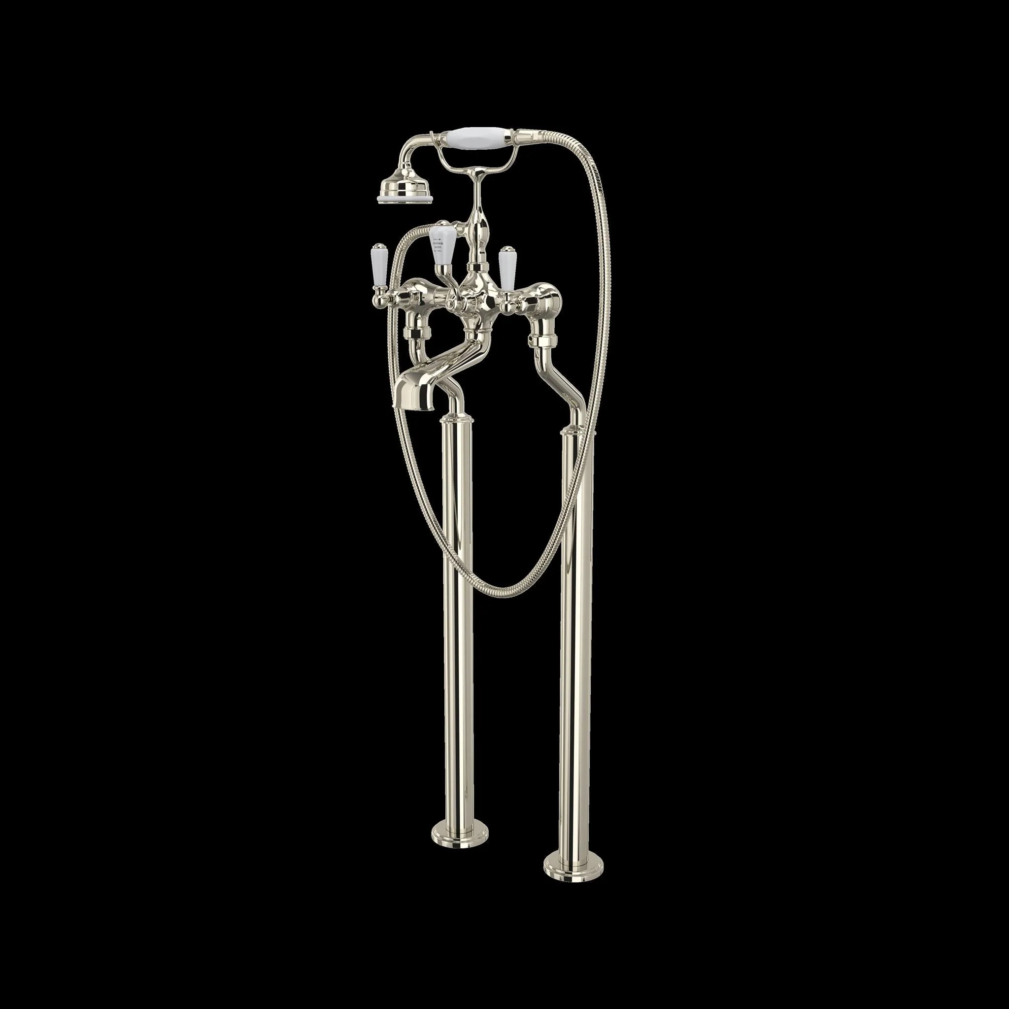 Perrin & Rowe U.3520 Edwardian Floor Mount Tub Filler - Image 4