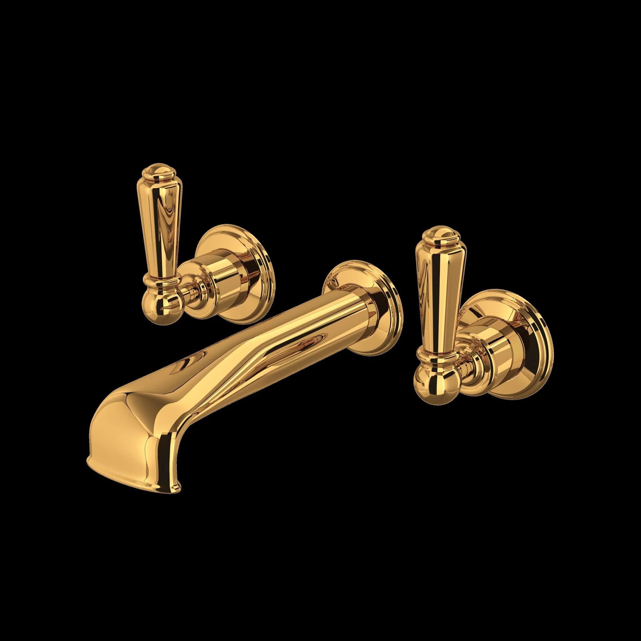 Perrin & Rowe U.3580 Edwardian Wall Mount Tub Filler - Image 3