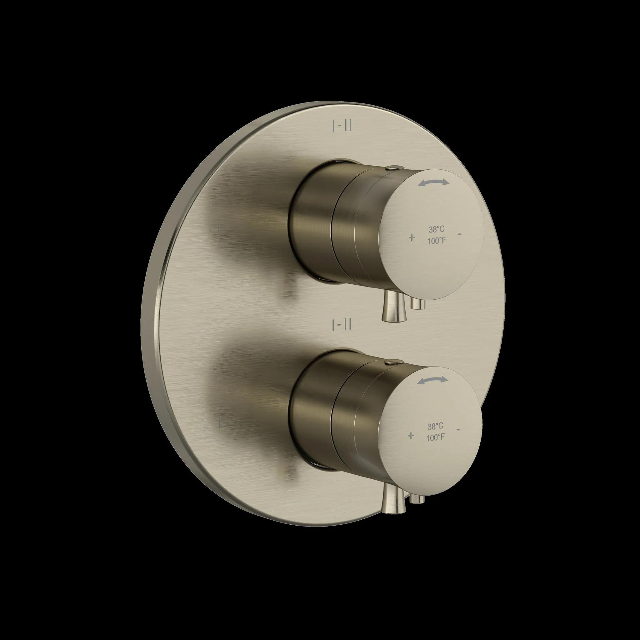 Riobel TEDTM46 Edge 3/4" Therm & Pressure Balance Trim with 6 Functions - Image 3