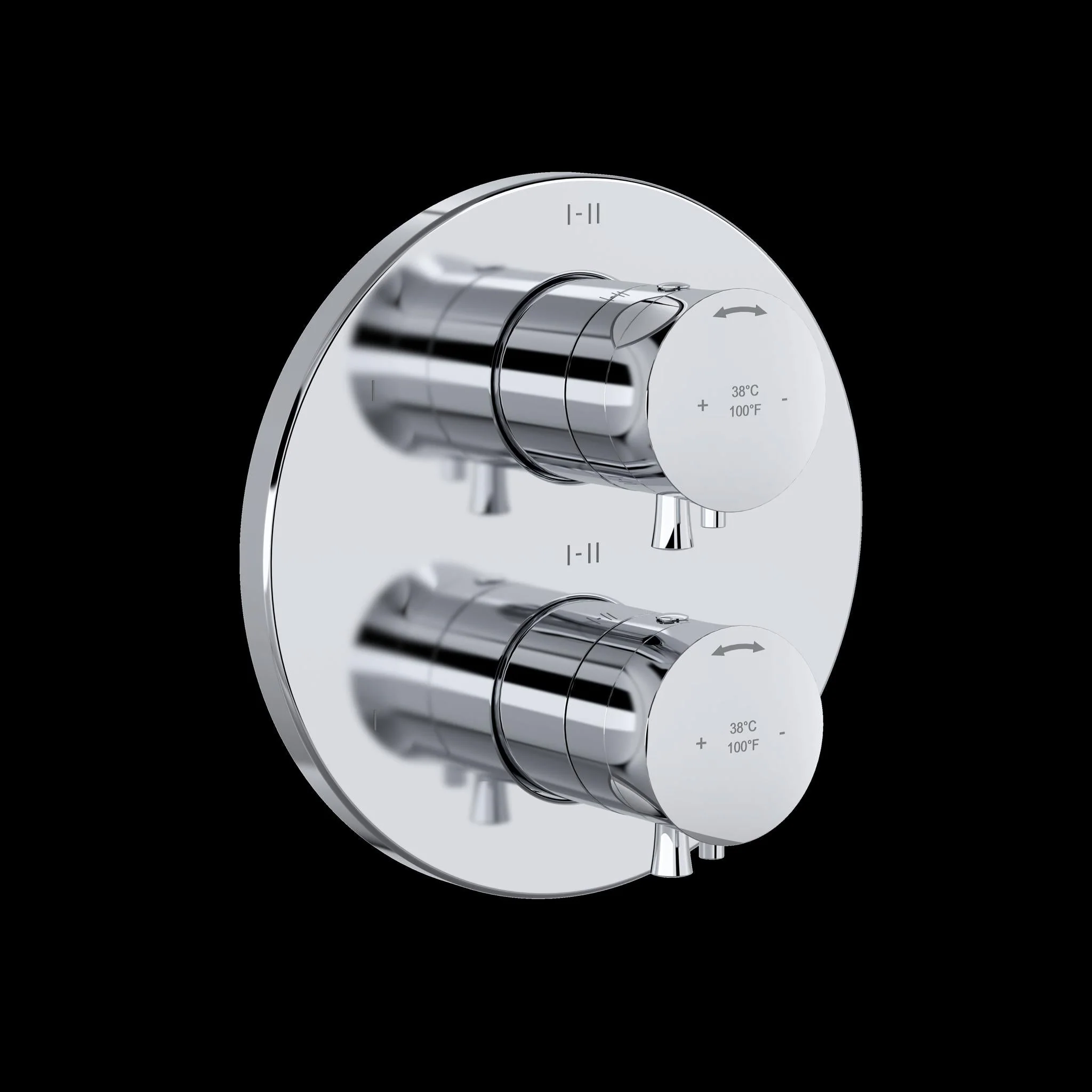 Riobel TEDTM46 Edge 3/4" Therm & Pressure Balance Trim with 6 Functions - Image 4
