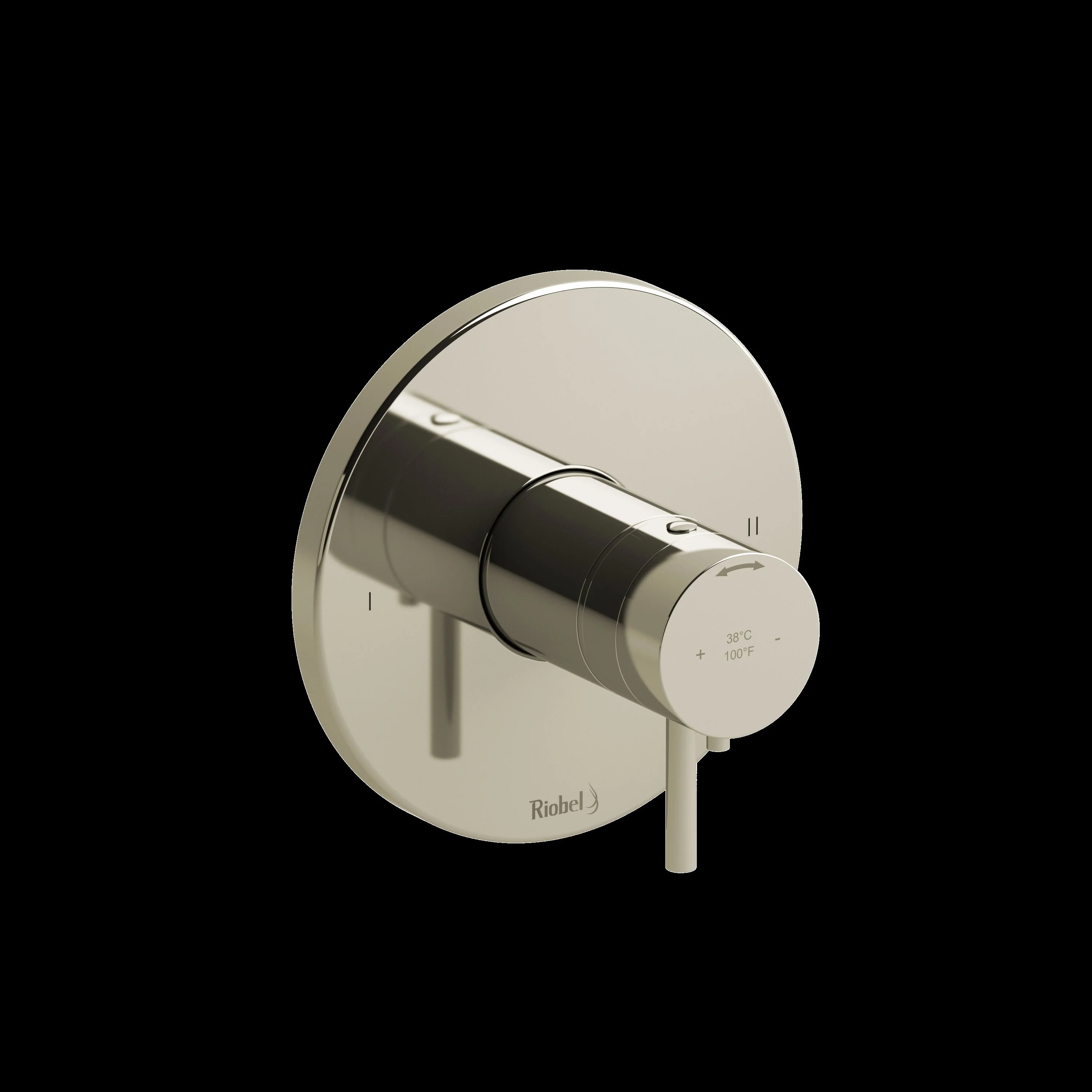 Riobel TPATM44 Pallace 1/2" Therm & Pressure Balance Trim with 2 Functions - Image 6