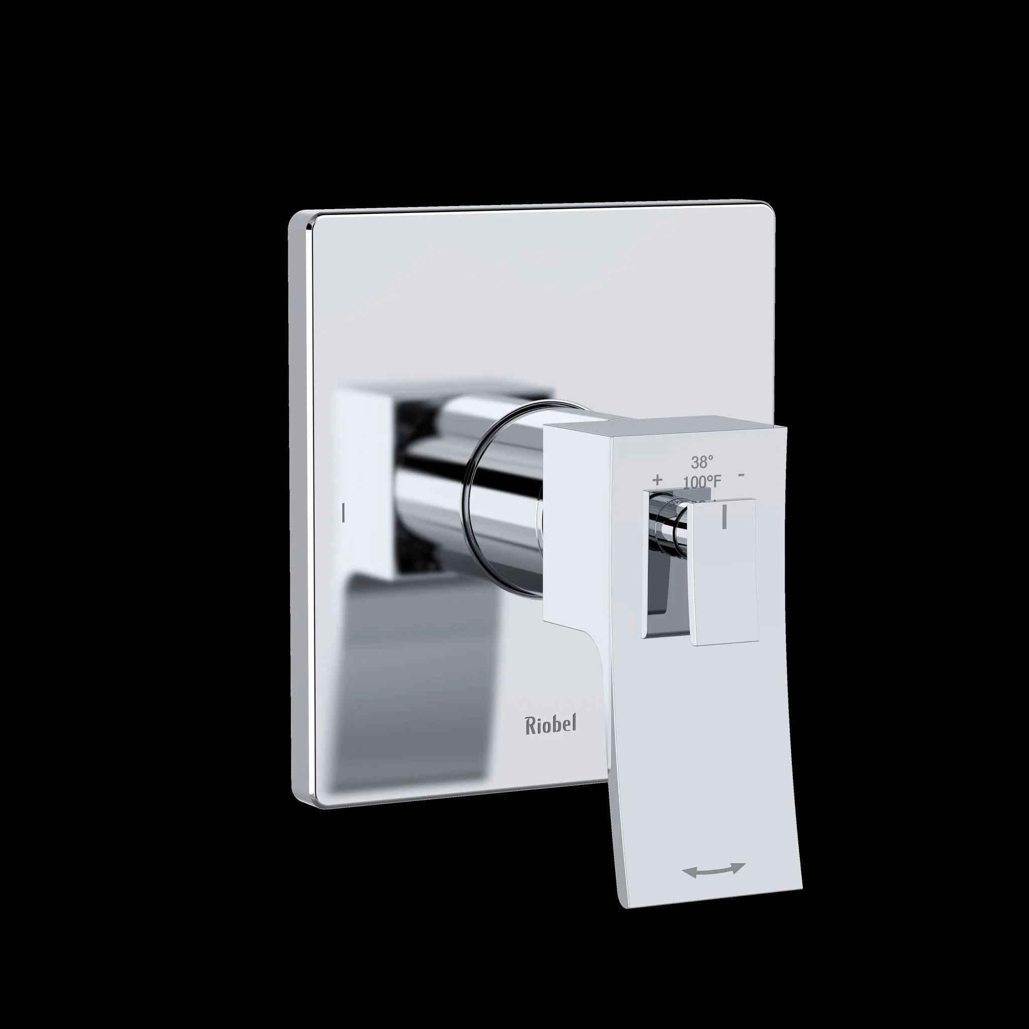 Riobel TZOTQ44 Zendo 1/2" Therm & Pressure Balance Trim with 2 Functions - Image 2