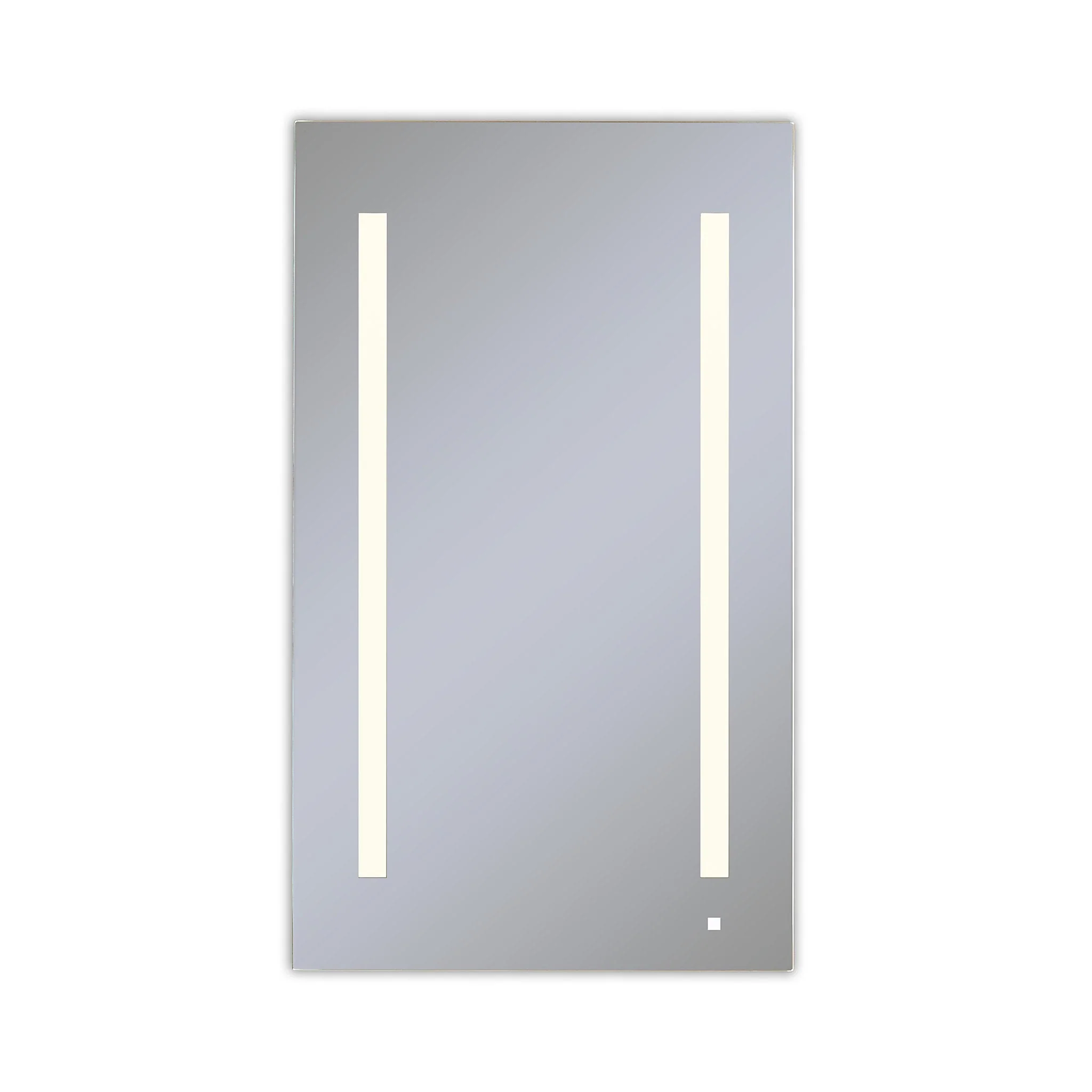 robern AC2440D4P1LW AiO Lighted Cabinet, 24" x 40" x 4", LUM Lighting, 2700K Temperature (Warm Light), Dimmable, Electrical Outlet, USB Charging Ports, Left Hinge