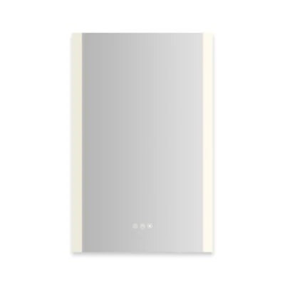 Robern AiO Reserve Cabinet, 20" x 30" x 4", Edge Lit, TUN Lighting, Warm White (2700K) to Cool White (5600K), Dimmable, Interior Lighting, Electrical Outlets, USB Charging Ports, Left Hinge