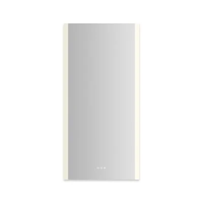 Robern AiO Reserve Cabinet, 24" x 48" x 4", Edge Lit, TUN Lighting, Warm White (2700K) to Cool White (5600K), Dimmable, Interior Lighting, Electrical Outlets, USB Charging Ports, Right Hinge