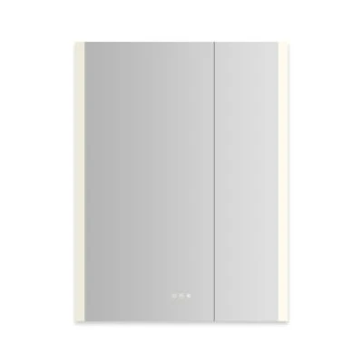 Robern AiO Reserve Cabinet, 30" x 40" x 4", Edge Lit, TUN Lighting, Warm White (2700K) to Cool White (5600K), Dimmable, Interior Lighting, Electrical Outlets, USB Charging Ports