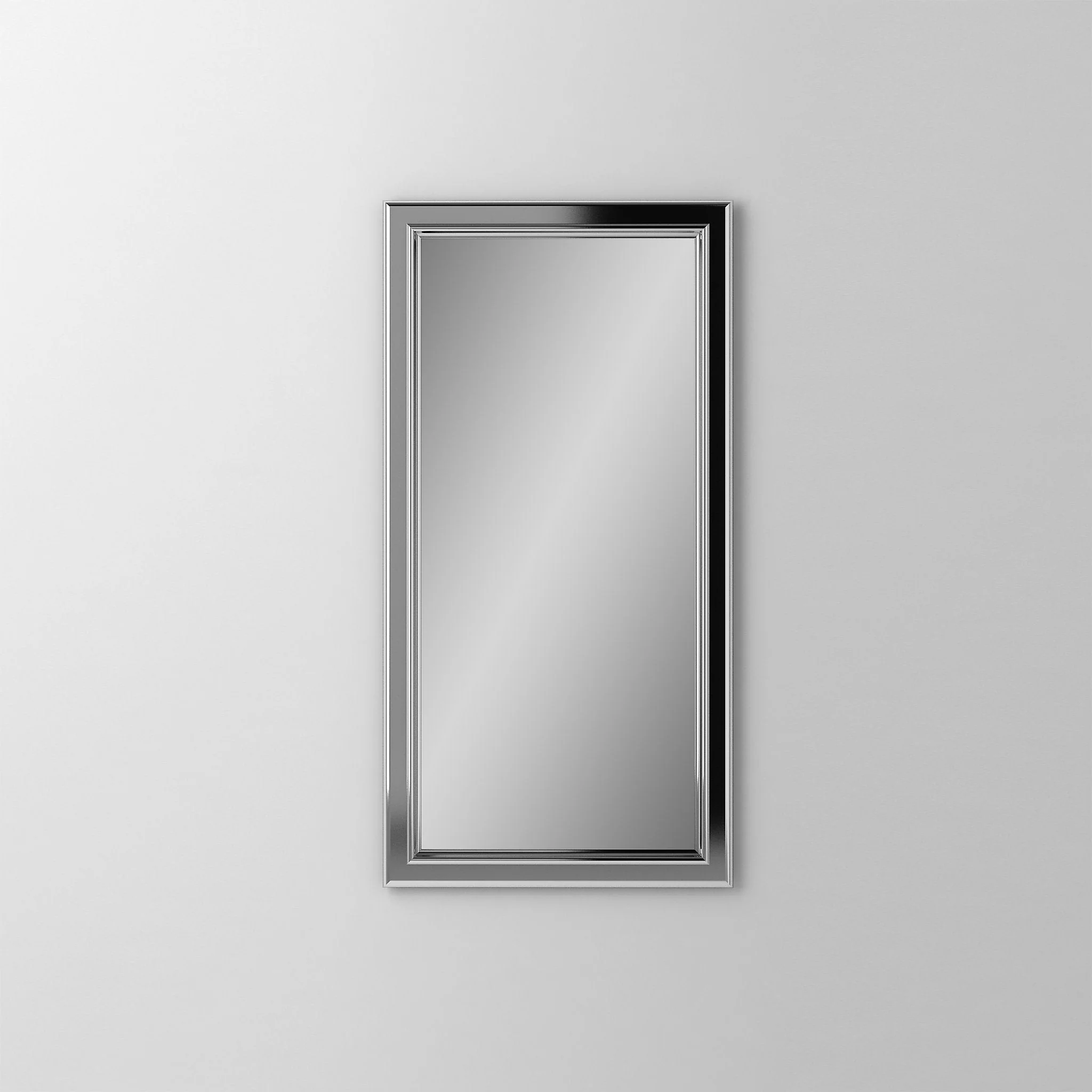 robern DC1630D6BMGLE76 Main Line Cabinet, 16" x 30" x 6", Bryn Mawr Frame, Chrome, Left Hinge, Electric
