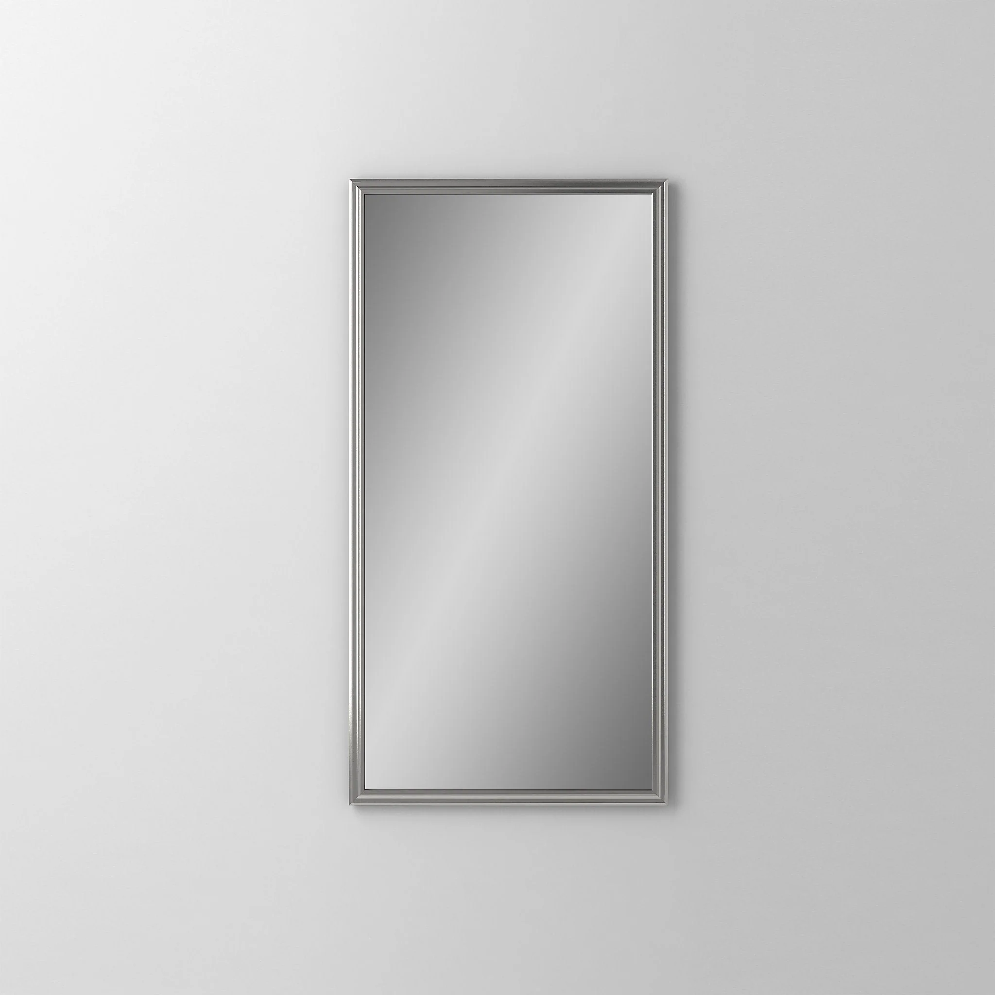robern DC1630D6RMGLE70 Main Line Cabinet, 16" x 30" x 6", Rosemont Frame, Satin Nickel, Left Hinge, Electric