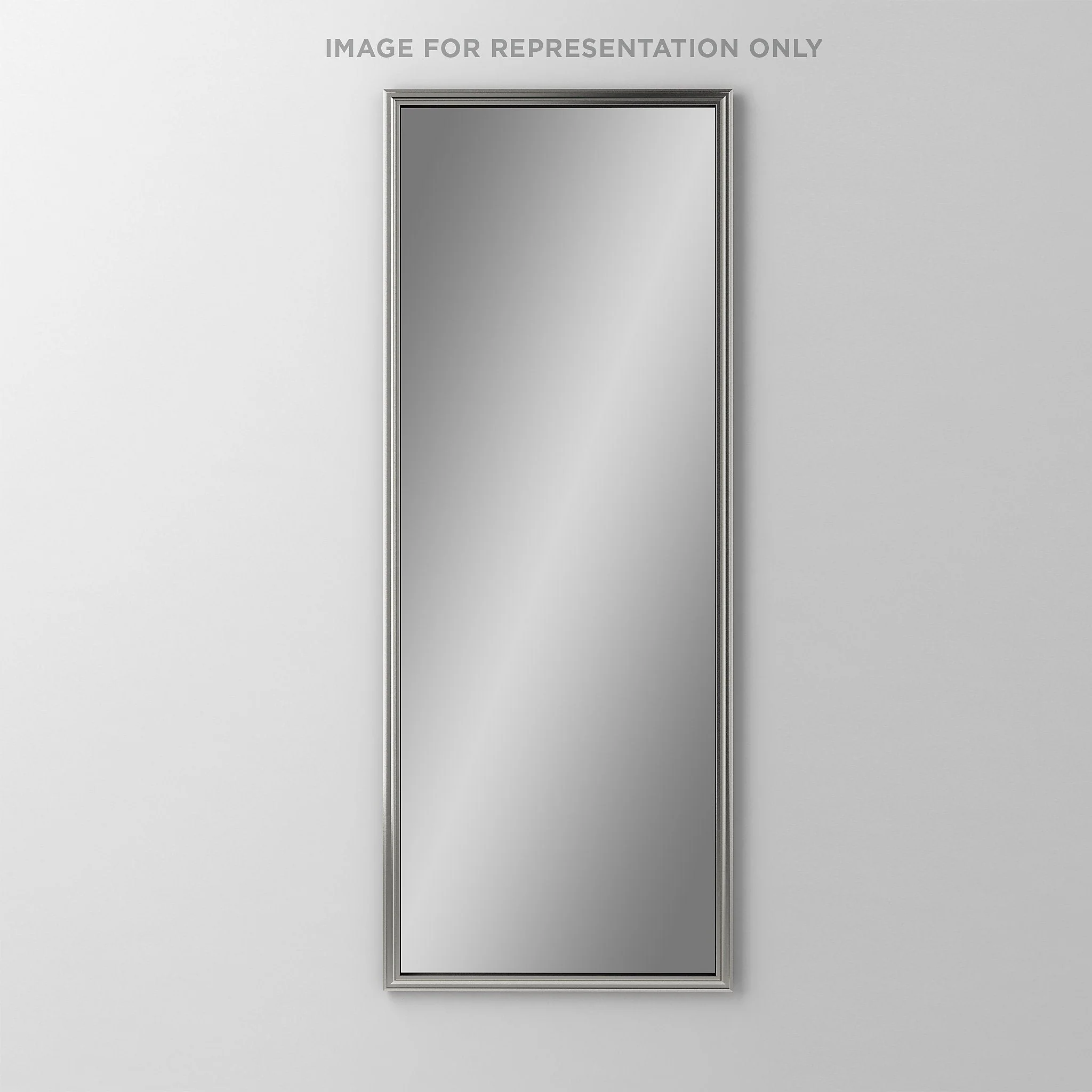 robern DC1640D4RMGRE71 Main Line Cabinet, 16" x 40" x 4", Rosemont Frame, Brushed Nickel, Right Hinge, Electric
