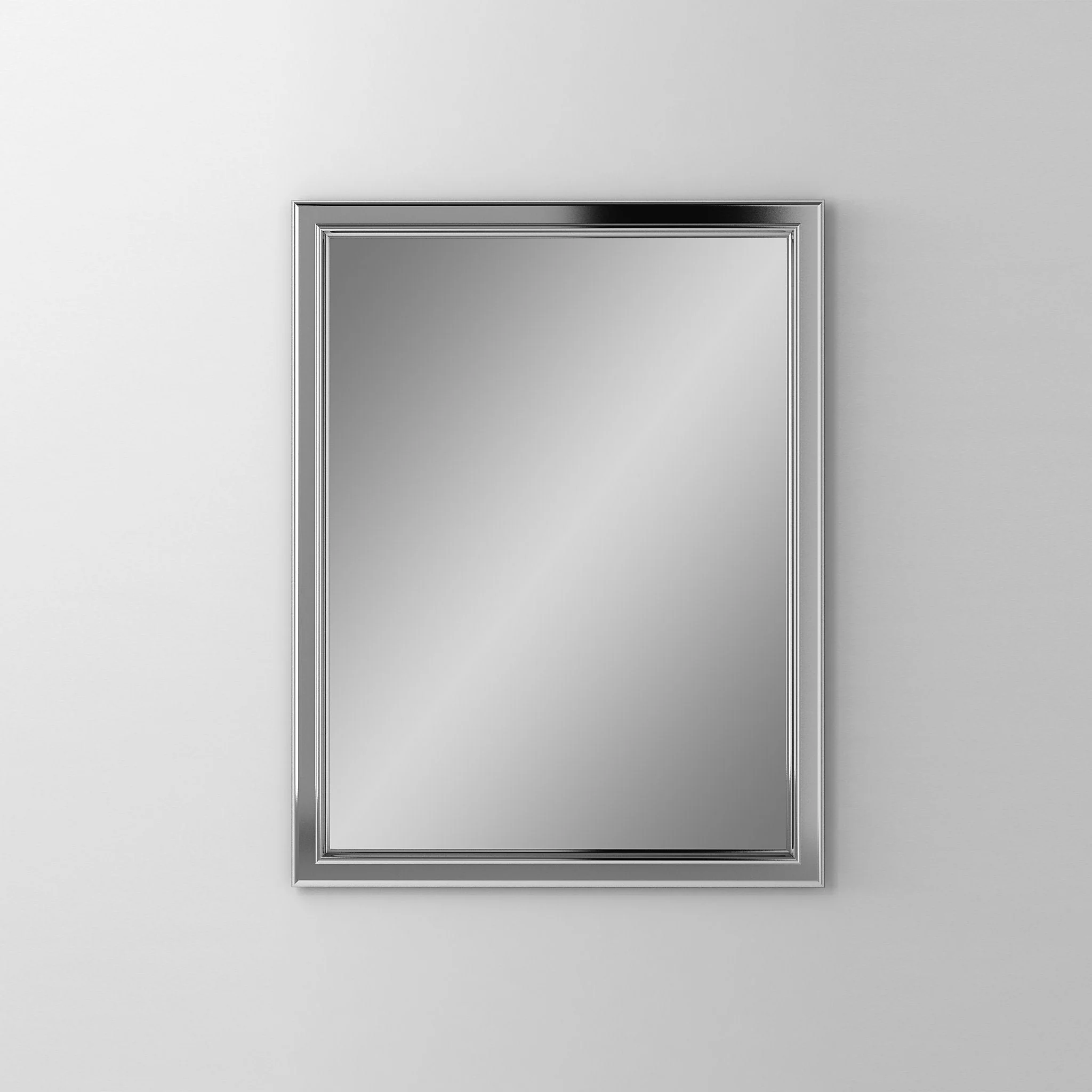 robern DC2430D4BMGRE76 Main Line Cabinet, 24" x 30" x 4", Bryn Mawr Frame, Chrome, Right Hinge, Electric