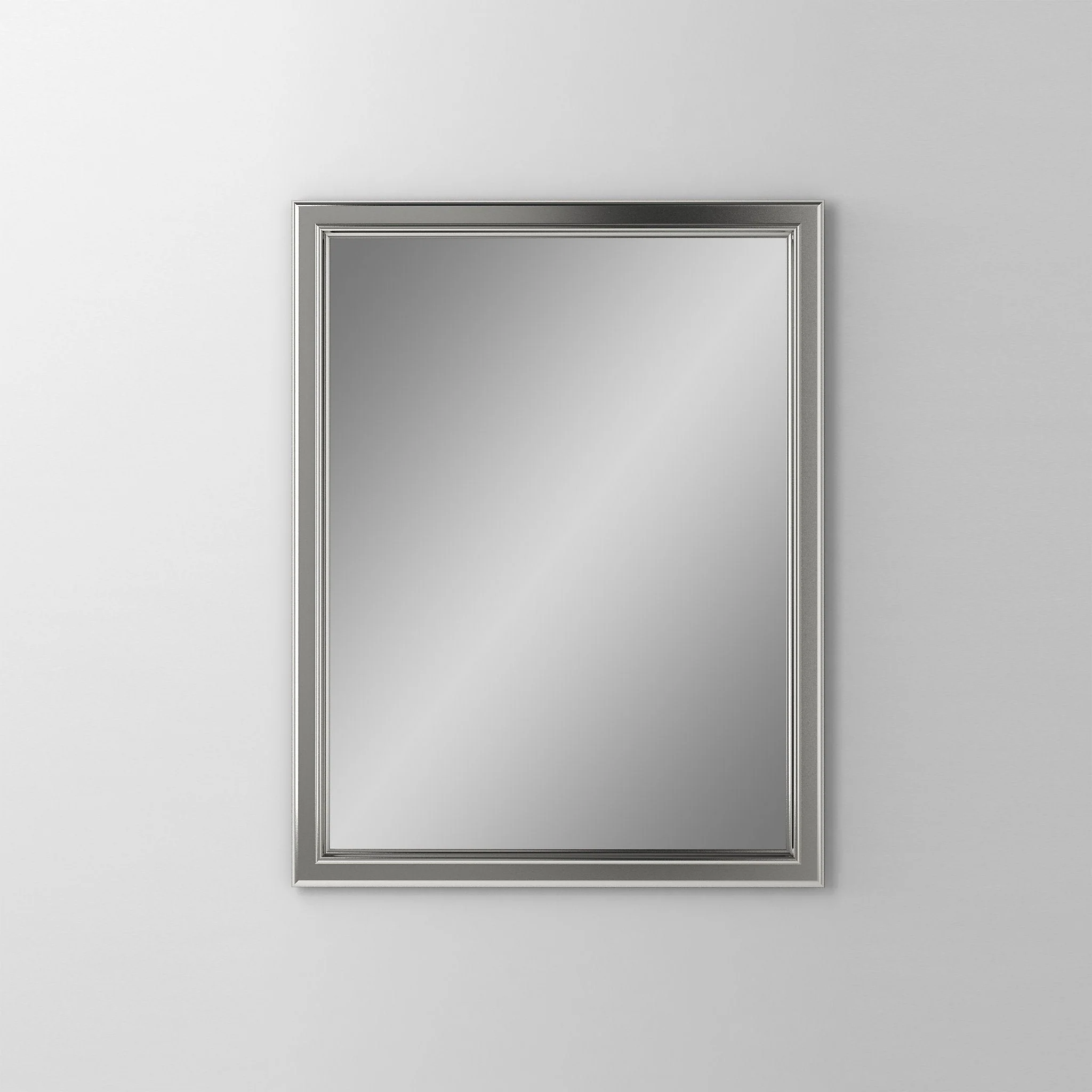 robern DC2430D6BMGLE70 Main Line Cabinet, 24" x 30" x 6", Bryn Mawr Frame, Satin Nickel, Left Hinge, Electric