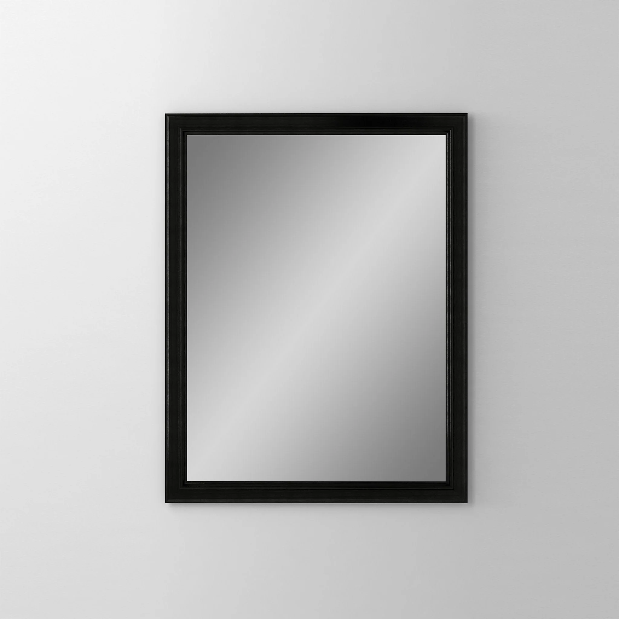 robern DC2430D6BMGRE74 Main Line Cabinet, 24" x 30" x 6", Bryn Mawr Frame, Brushed Black, Right Hinge, Electric