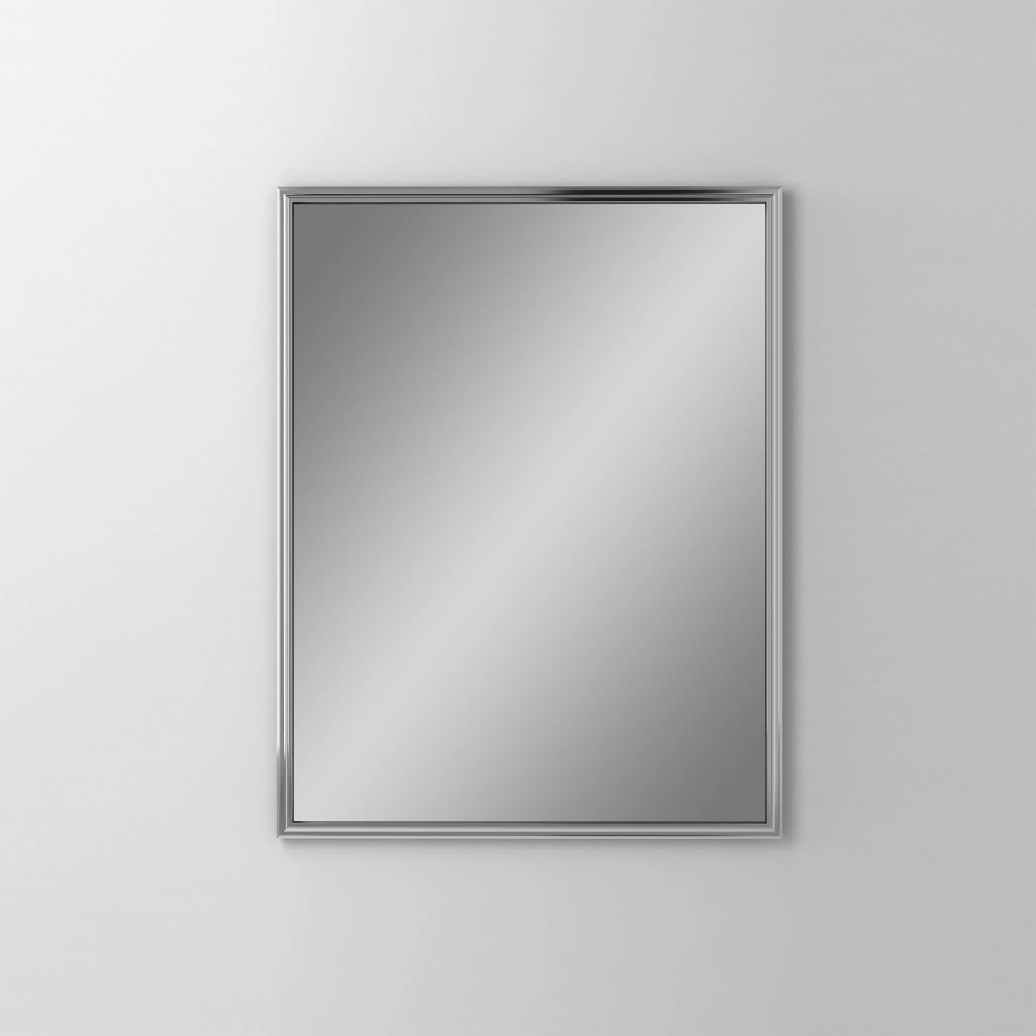 robern DC2430D6RMGRE76 Main Line Cabinet, 24" x 30" x 6", Rosemont Frame, Chrome, Right Hinge, Electric