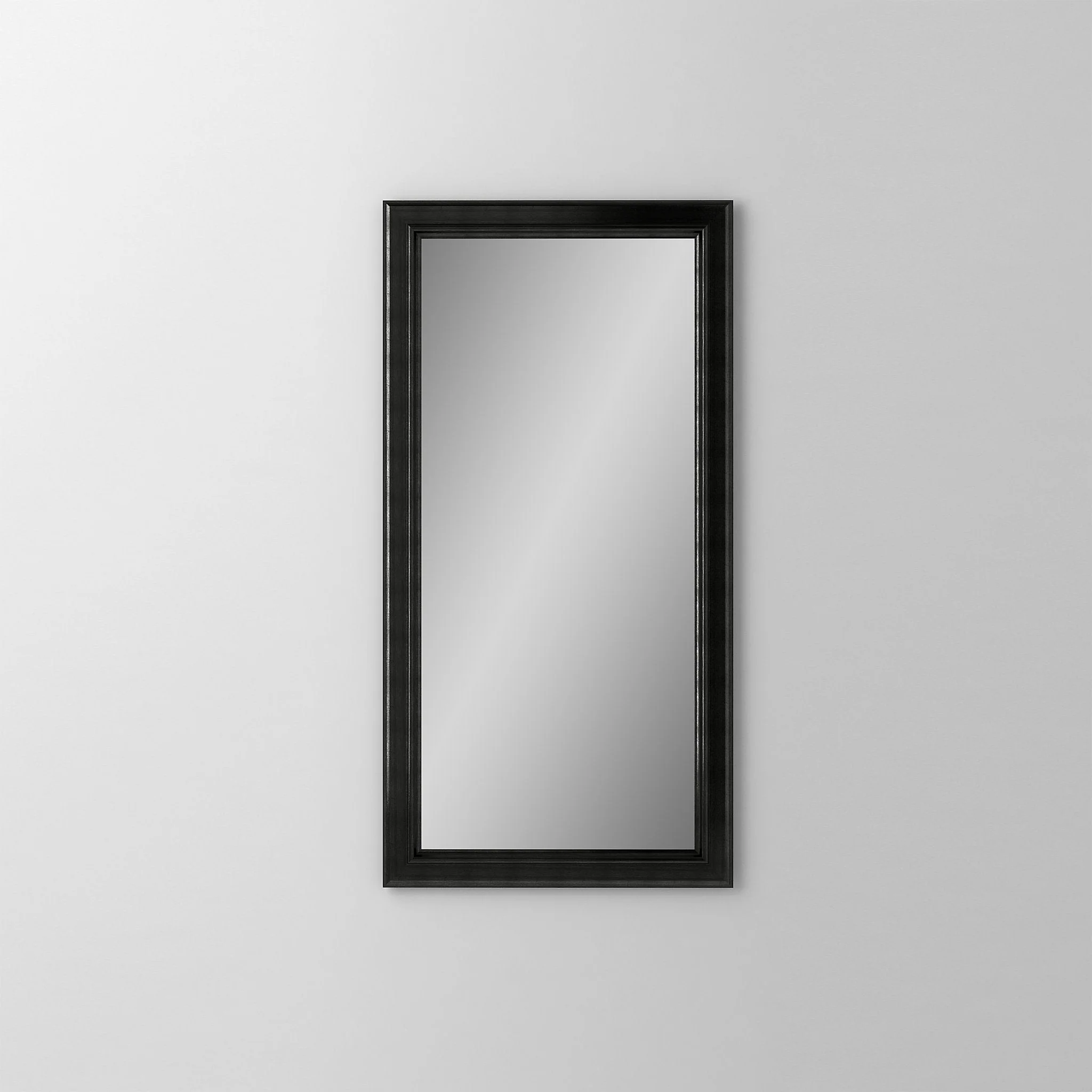 robern DC2440D4BMGLE74 Main Line Cabinet, 24" x 40" x 4", Bryn Mawr Frame, Brushed Black, Left Hinge, Electric