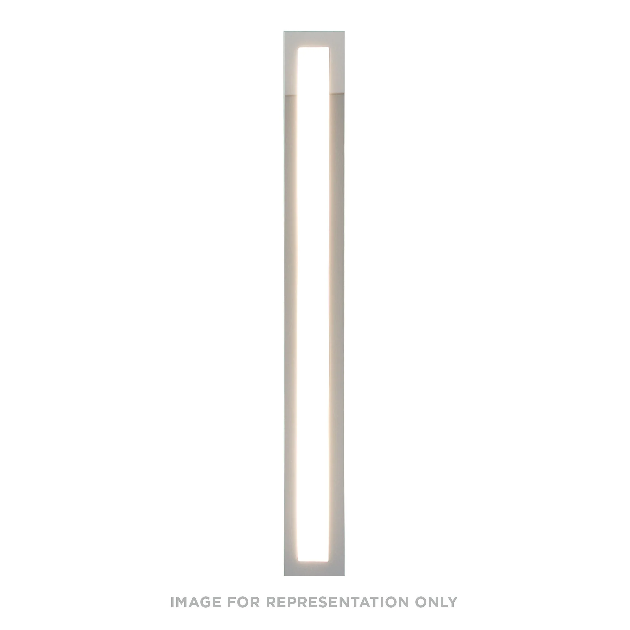 robern ML3.540ILSFMRD4 InLine Vertical Lighting, 3-1/2" x 39-3/8" x 4-5/8, 4000K Temperature (Cool Light)