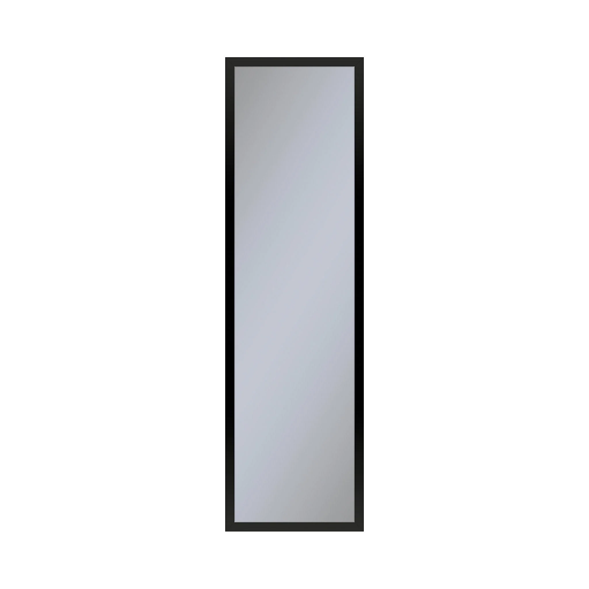 robern PC1240D6TLE83 Profiles Framed Cabinet, 12" x 40" x 6", Matte Black, Electrical Outlet, USB Charging Ports, Left Hinge