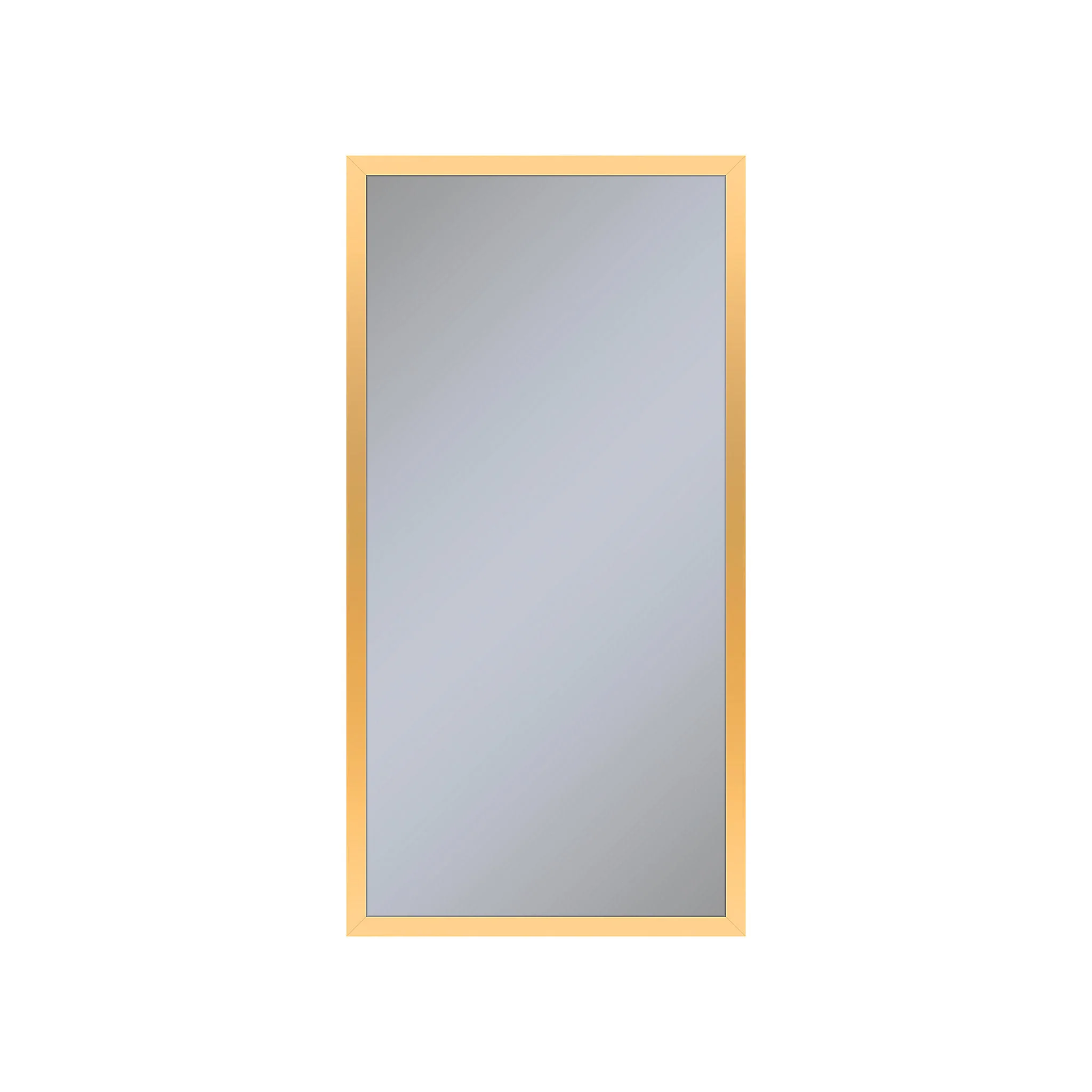 robern PC1630D6TRE82 Profiles Framed Cabinet, 16" x 30" x 6", Matte Gold, Electrical Outlet, USB Charging Ports, Right Hinge