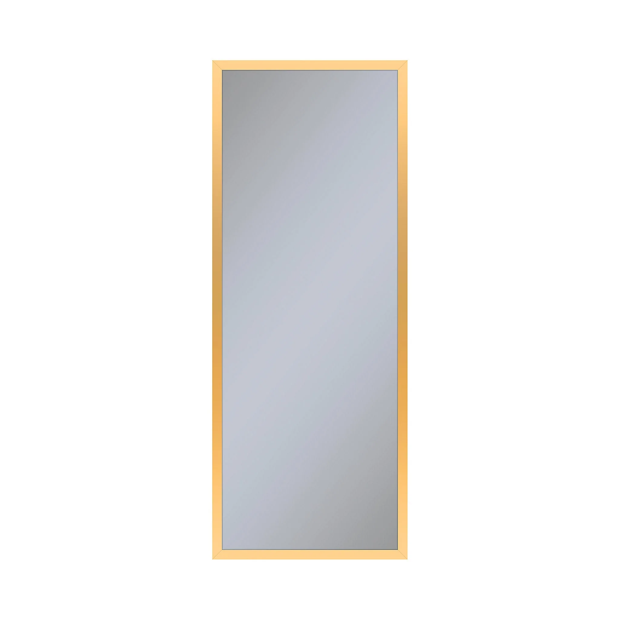 robern PC1640D6TLE82 Profiles Framed Cabinet, 16" x 40" x 6", Matte Gold, Electrical Outlet, USB Charging Ports, Left Hinge