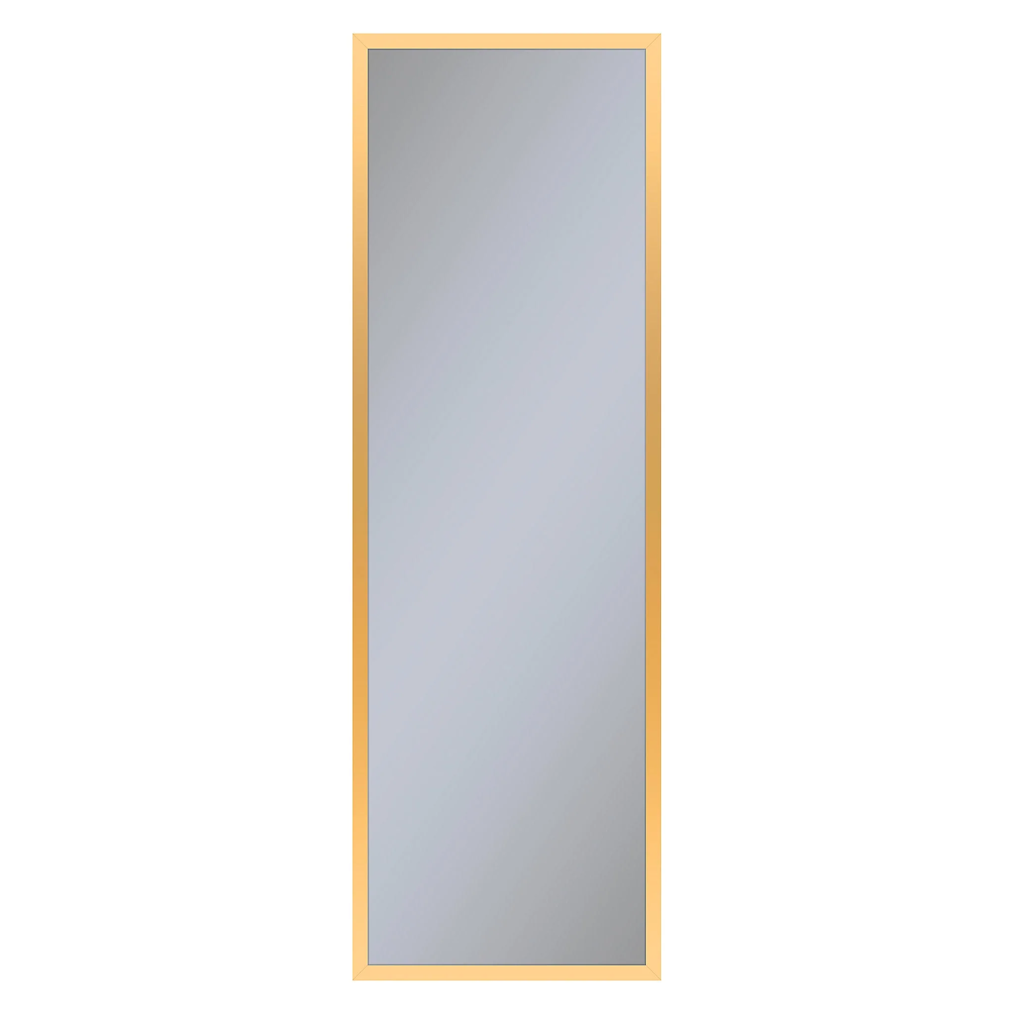 robern PC1648D4TLE82 Profiles Framed Cabinet, 16" x 48" x 4", Matte Gold, Electrical Outlet, USB Charging Ports, Left Hinge
