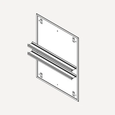Robern Profiles Mirror Ganging Kit, 30" W x 40" H
