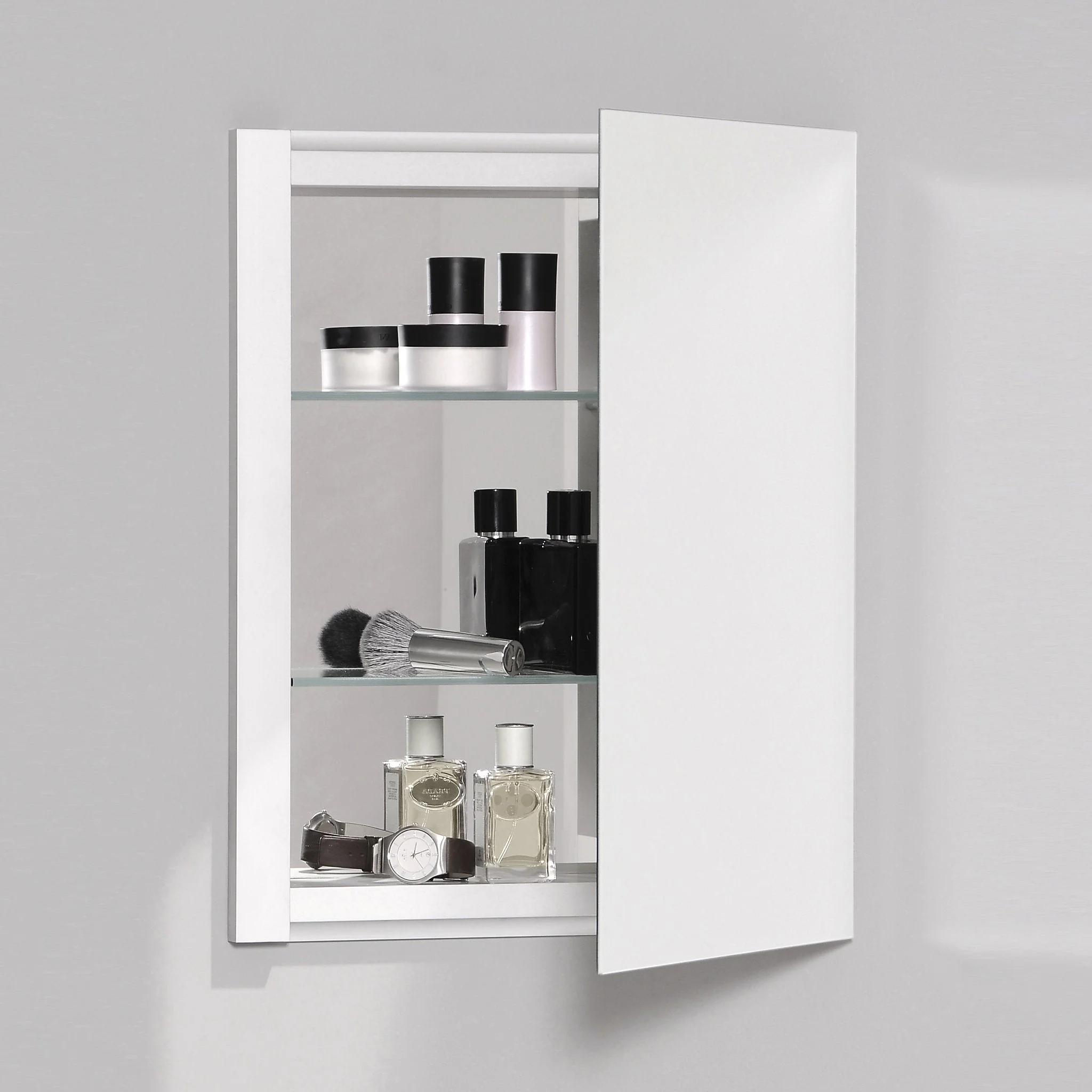 Robern R3 Series Cabinet, 16" x 20" x 4", Polished Edge